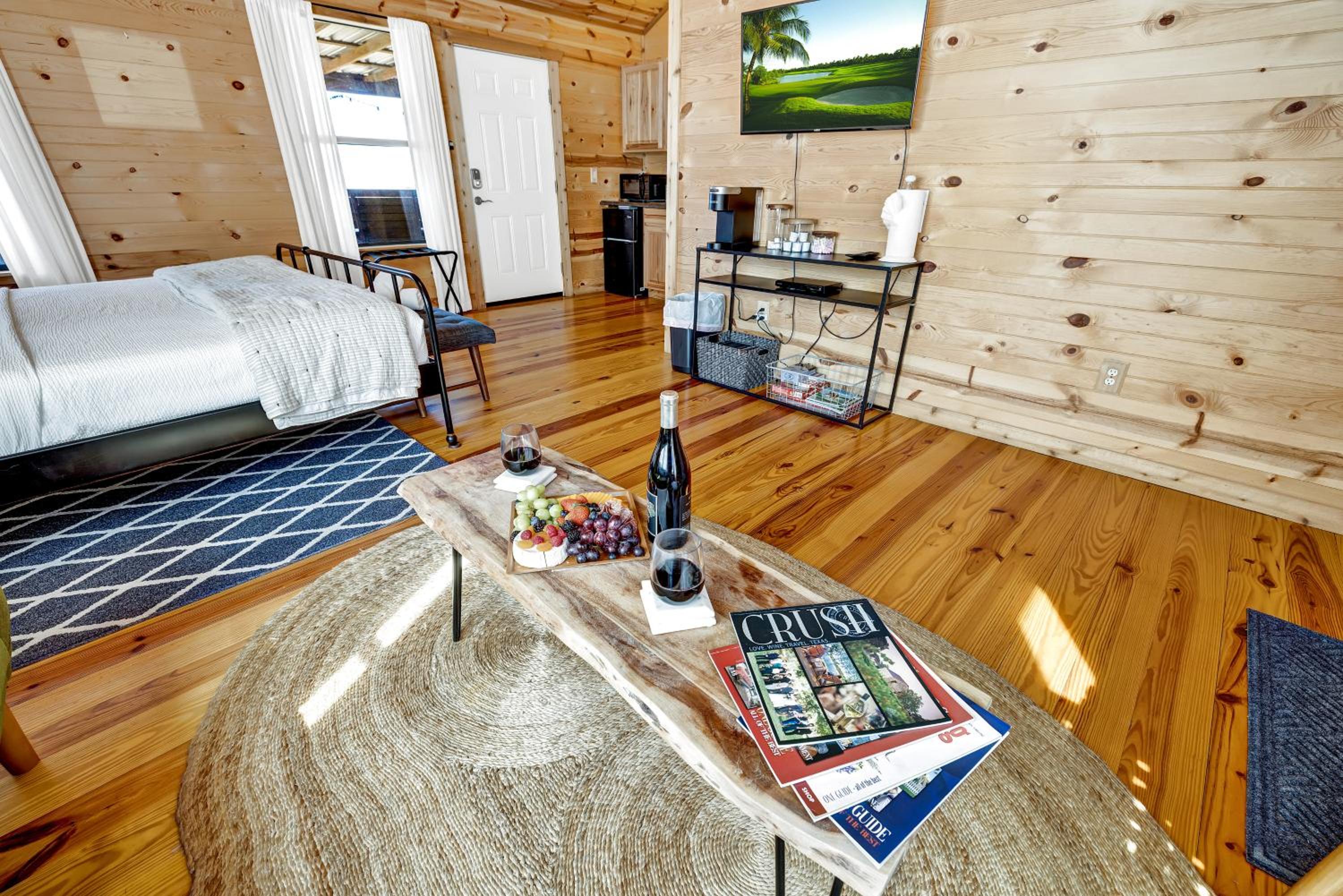 Mesquite Cabin with Hot Tub & Hill Country Views view 5