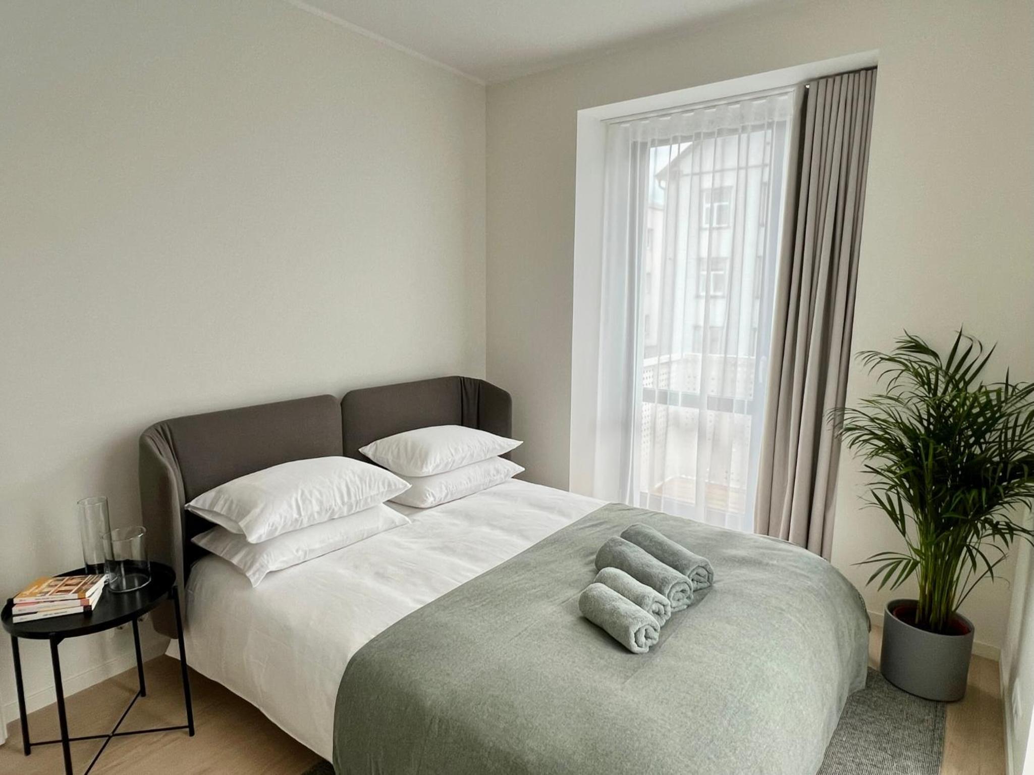 Brand new city centre apartment, free parking spot view 2
