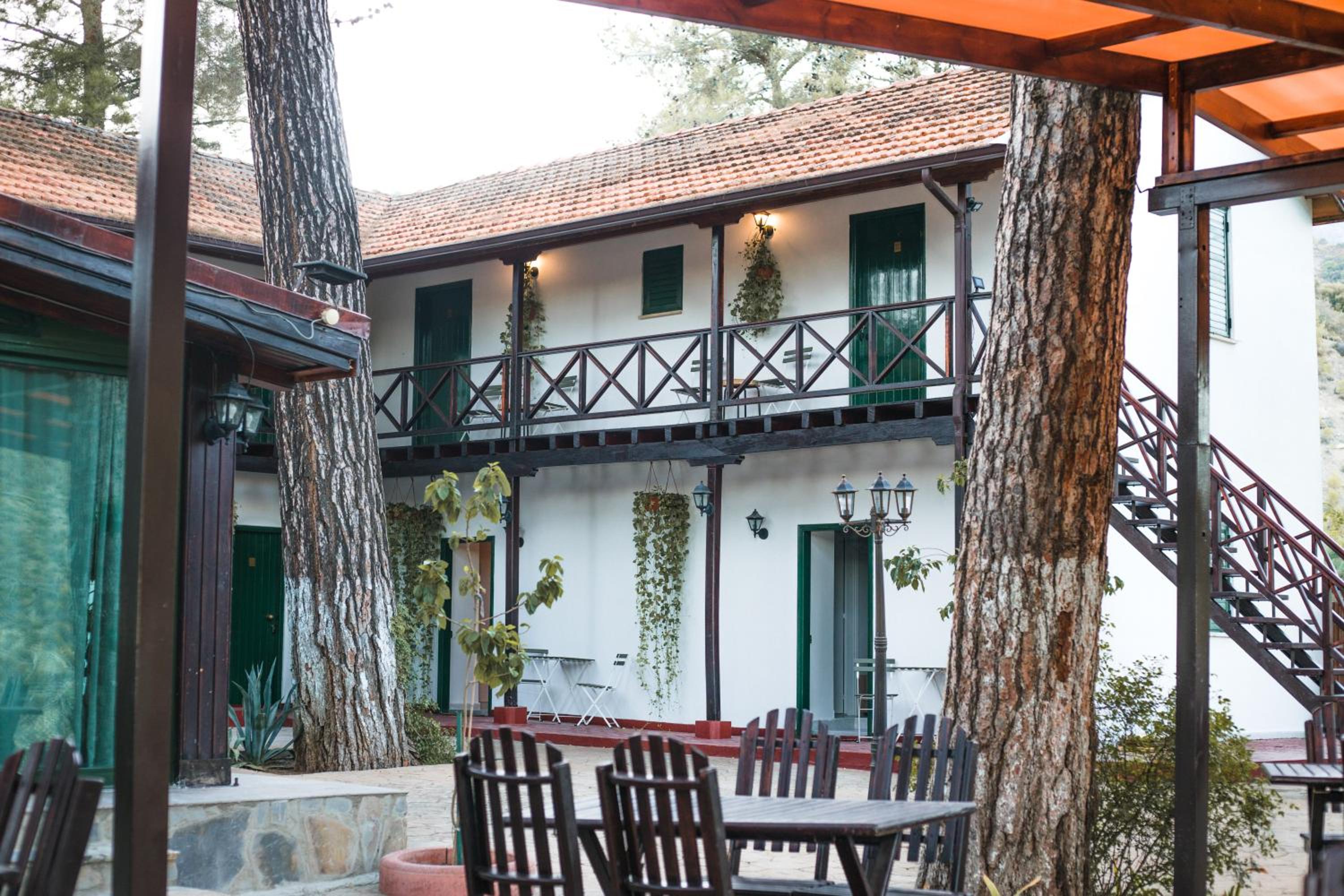 outdoor BBQ area