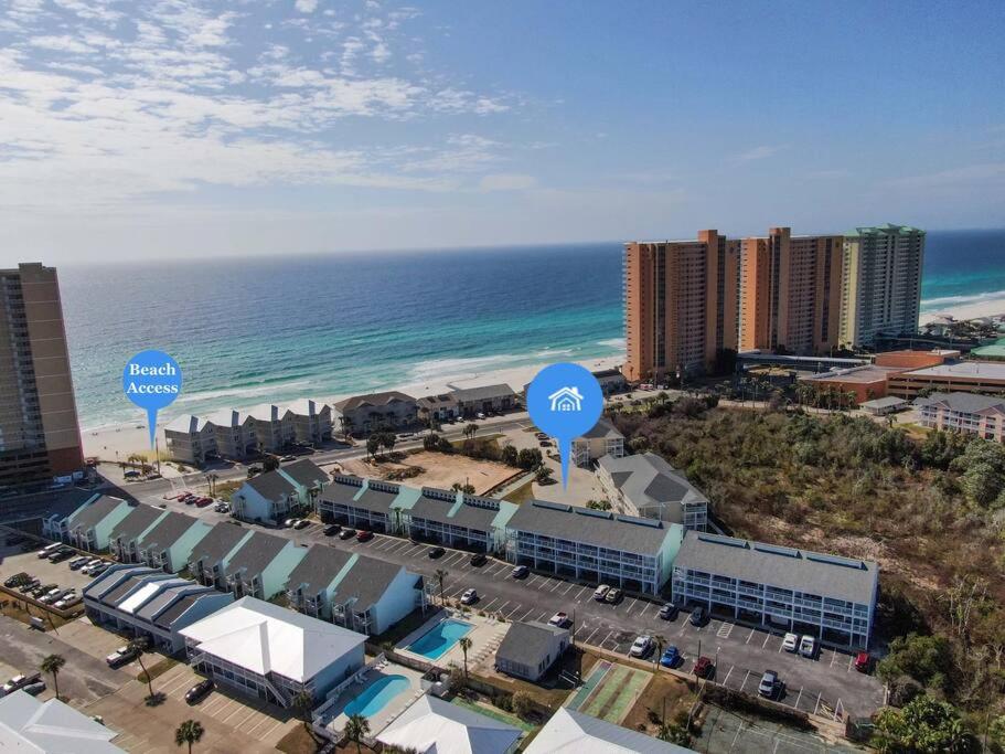 Steps to the Beach, Sleeps 6, Pool, Pickleball, 2 Balconies, Pier Park & 30A