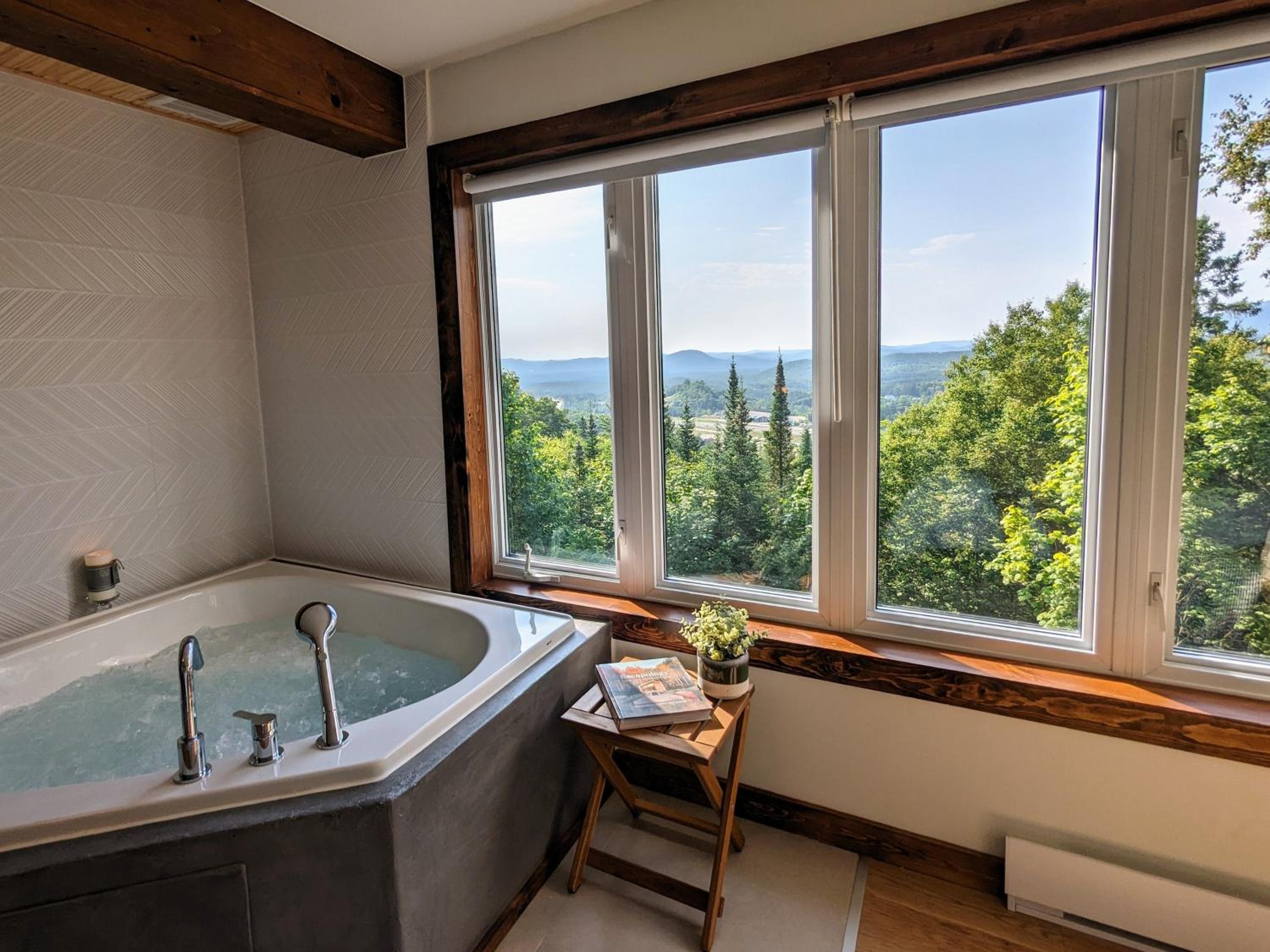 Ski in Tremblant & Mont Blanc - Views, Spa and Pool table