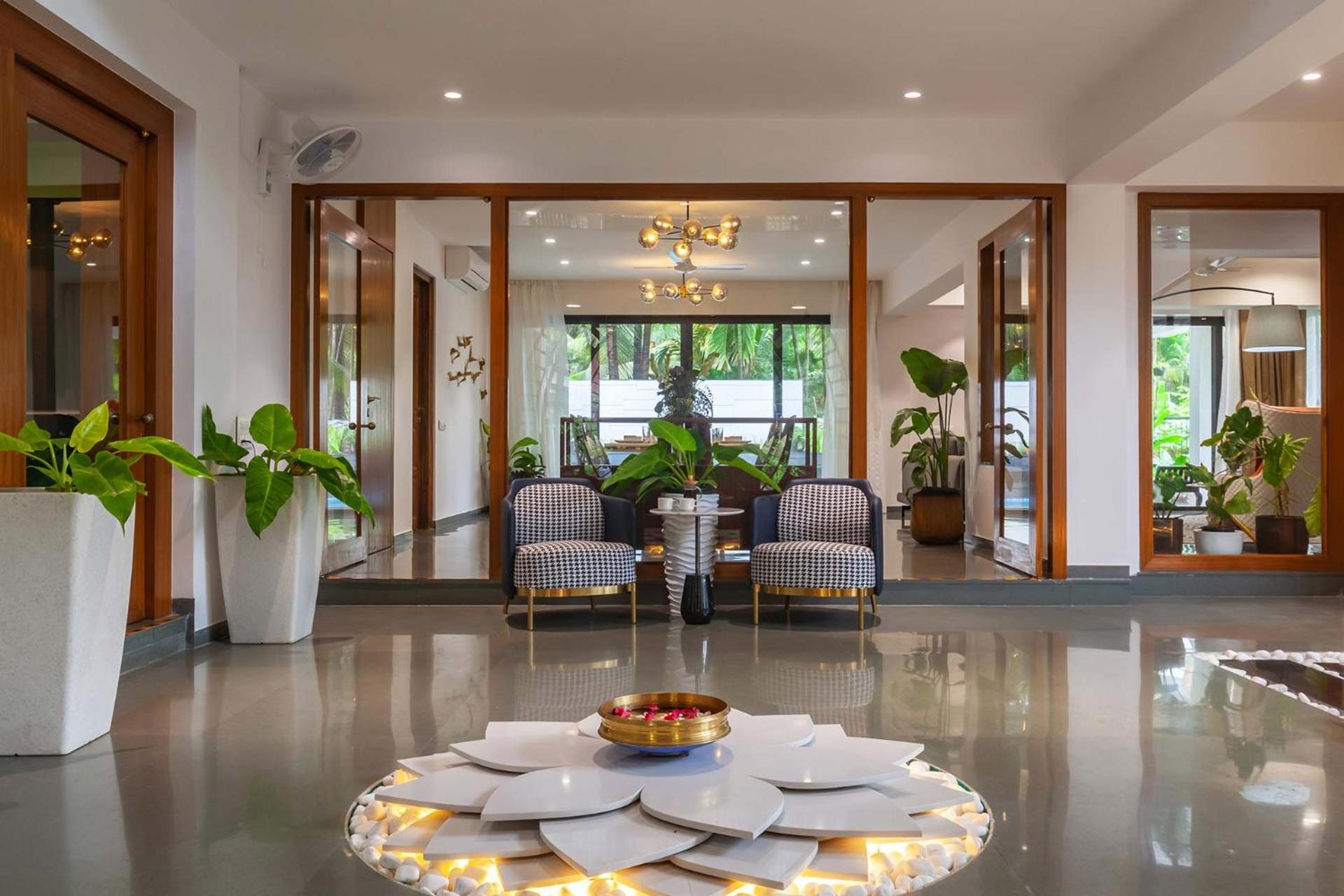 Villa Sereno by StayVista - An elegant and entertaining retreat featuring a swimming pool, modern interiors, and a snooker table