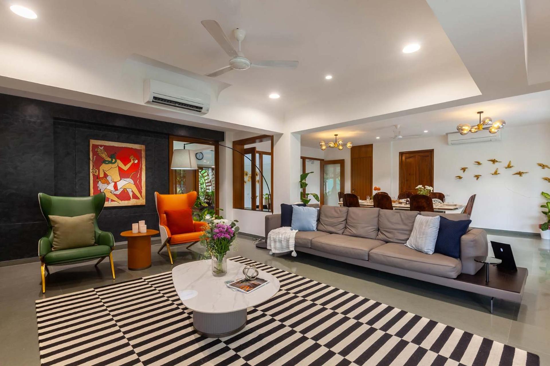 Villa Sereno by StayVista - An elegant and entertaining retreat featuring a swimming pool, modern interiors, and a snooker table