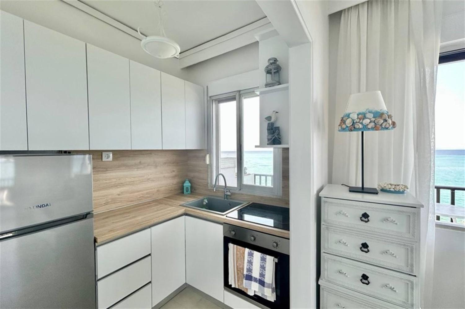 George Seafront Apartment Hanioti 1 bedroom 5 guests view 4