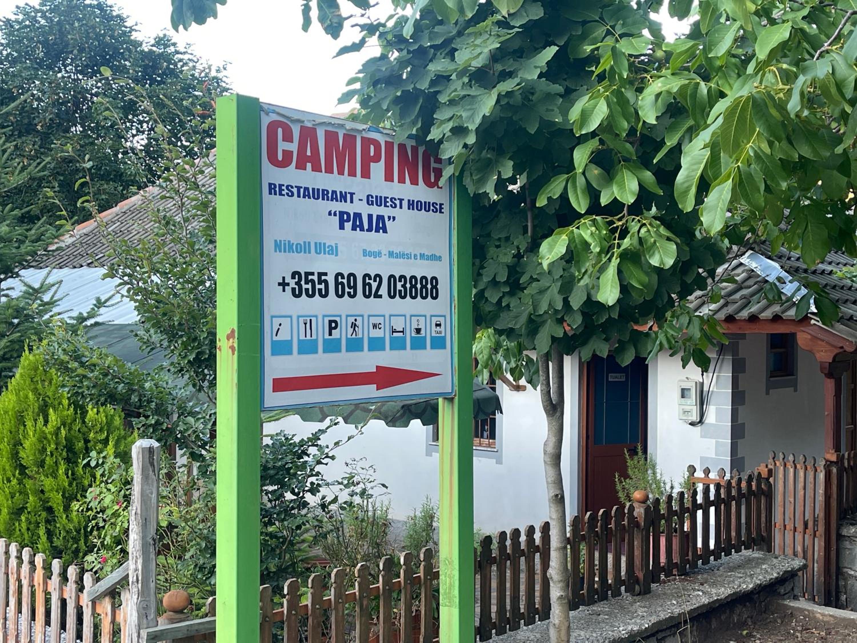 Paja Guesthouse - Camping