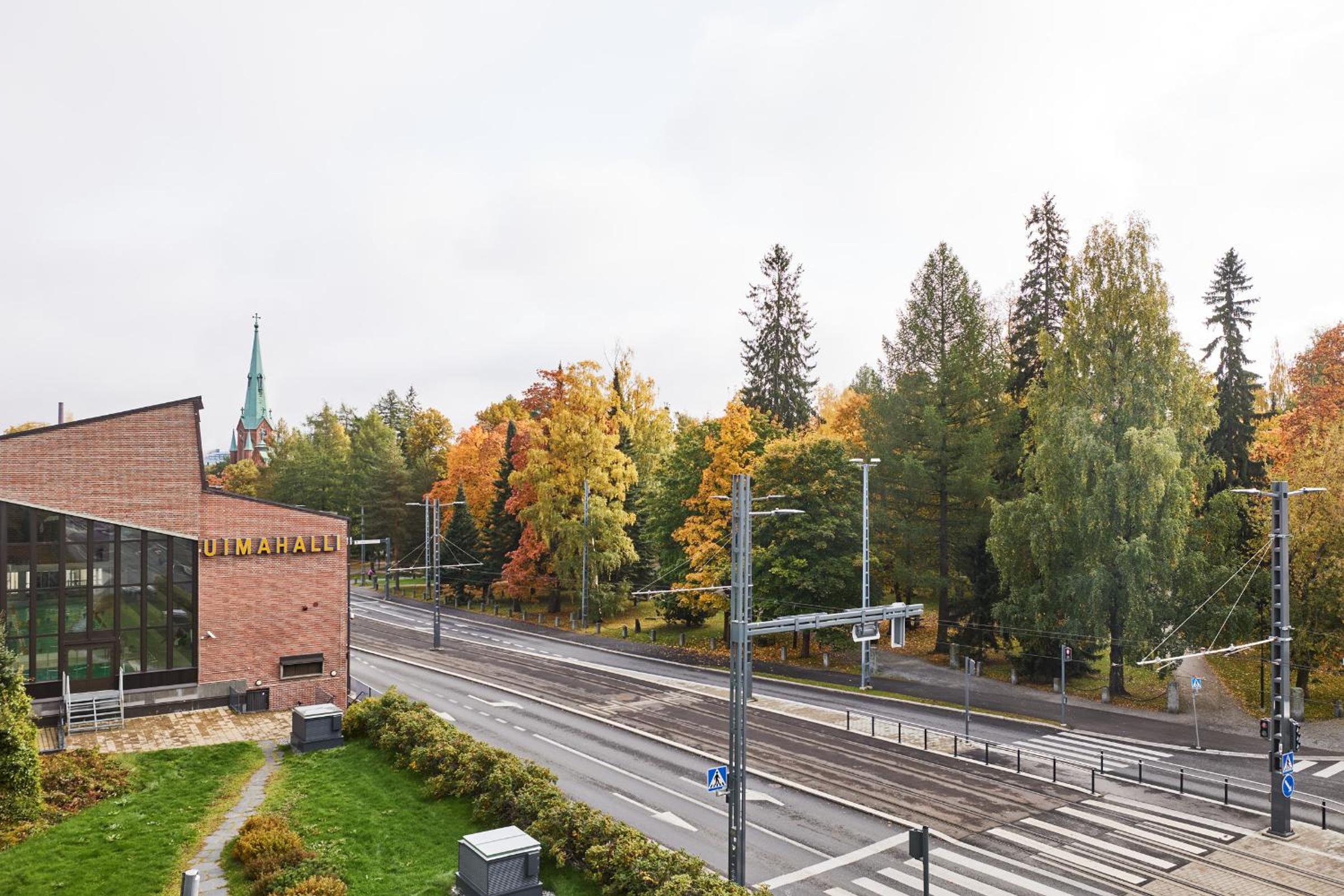 Rauhallinen kolmio omalla saunalla Tampereen keskustassa