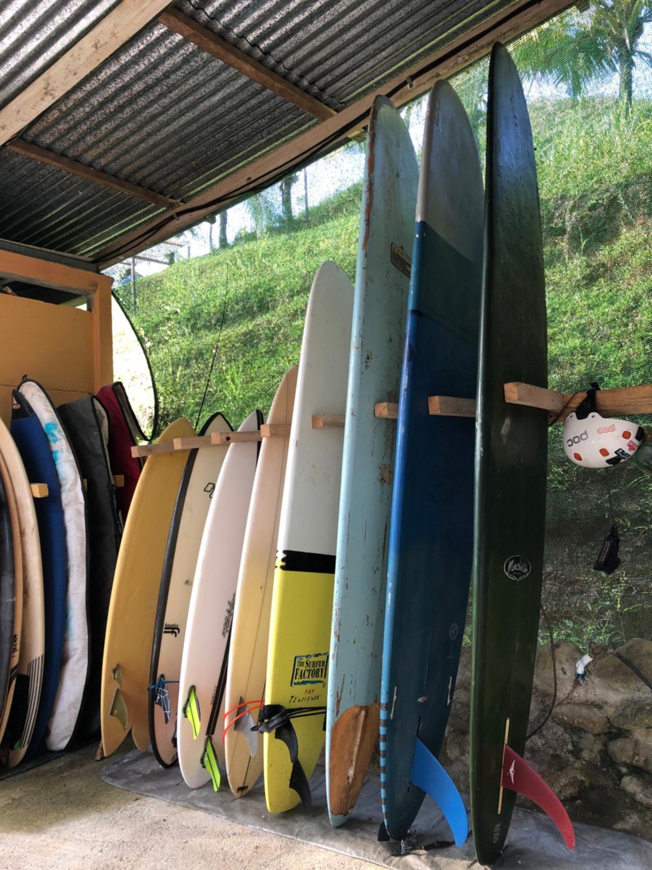 Rustic Cabin in Pavones surf brake