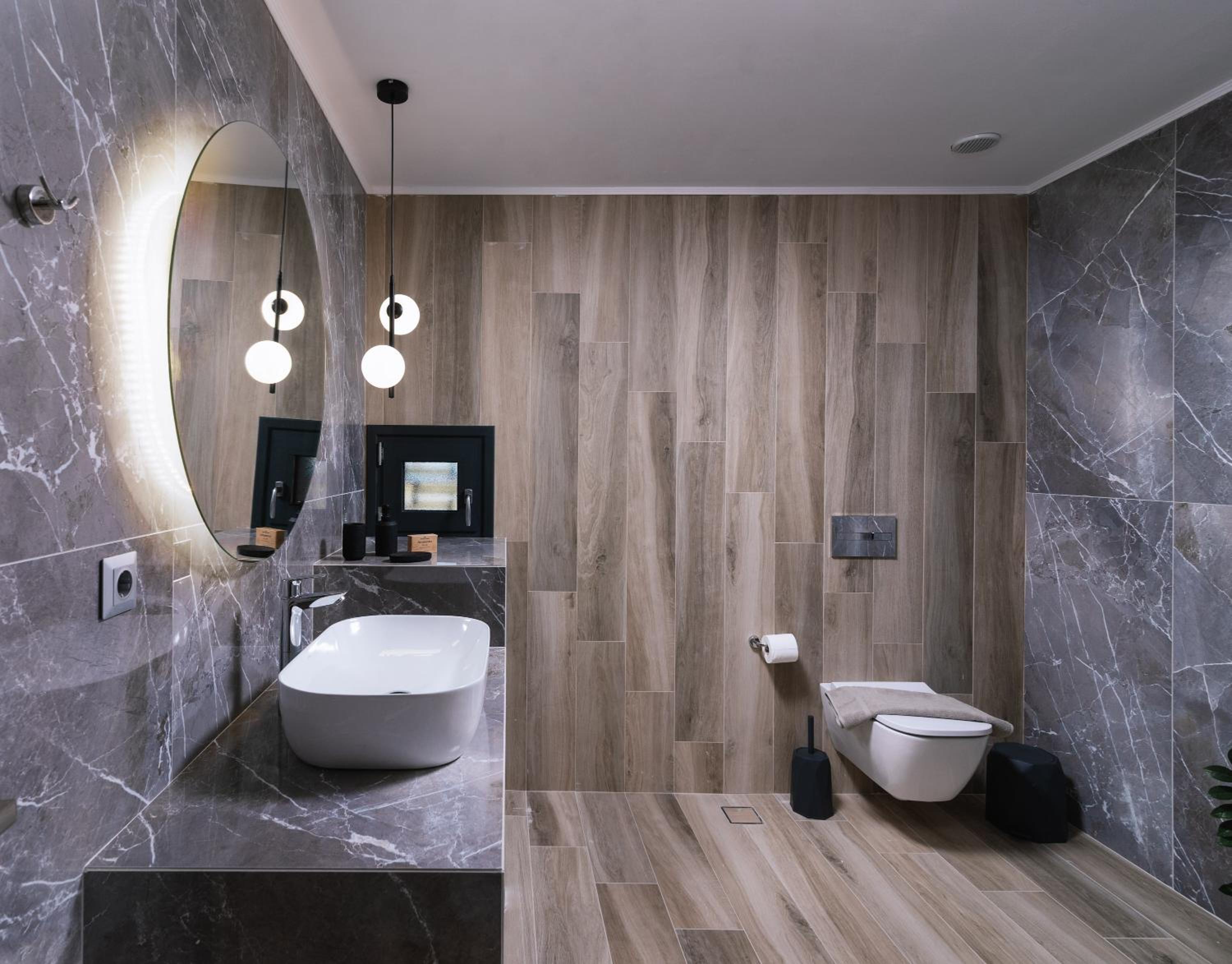 Arbona Apartment II en Vóroi — bathroom