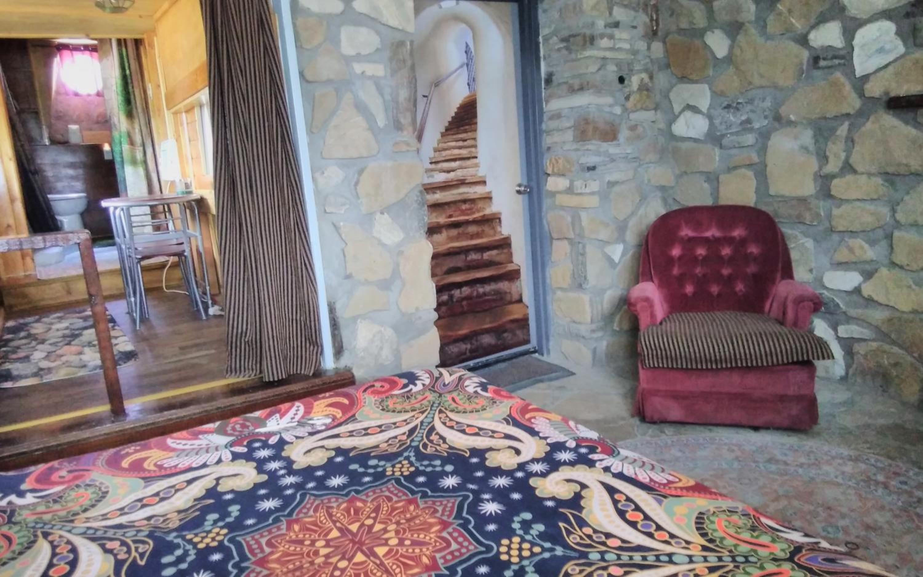 La loma del chivo Llc Stone Cottage alternative building view 2