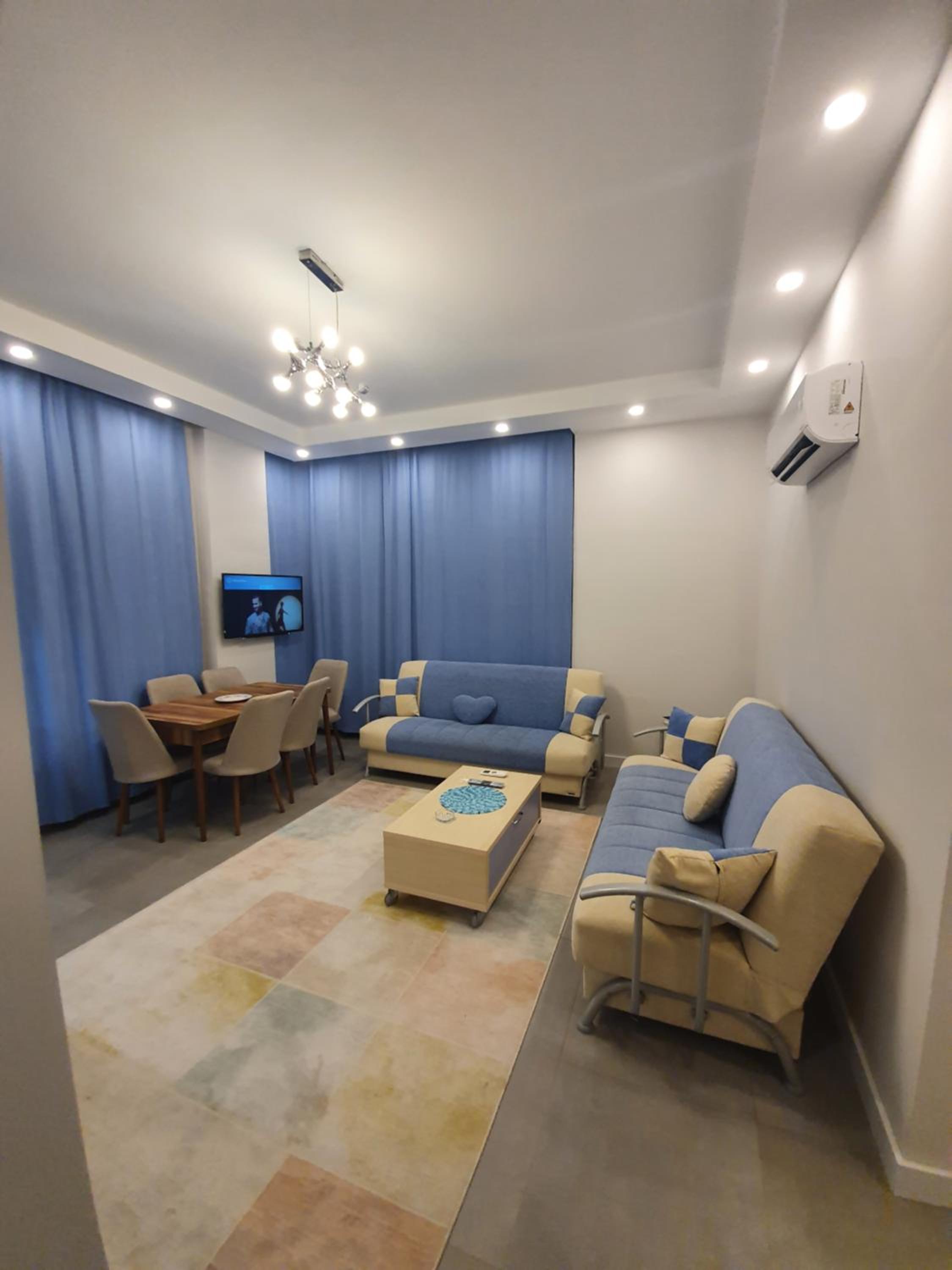 A dreamy luxury two-bedroom apartment with a special view of the forest, mountains and sunset view 4