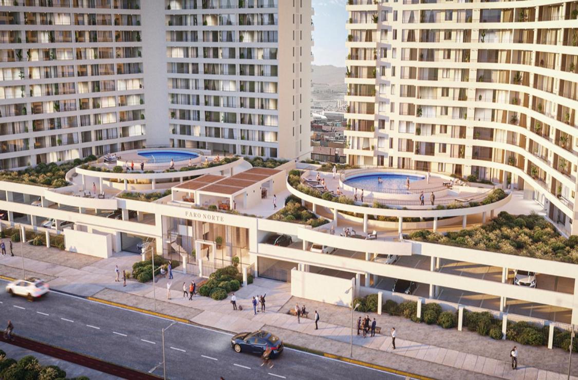 Departamento de lujo - Completamente equipado - Vista al mar Amplia Terraza - 02 Habitaciones - Parking Techado Gratis