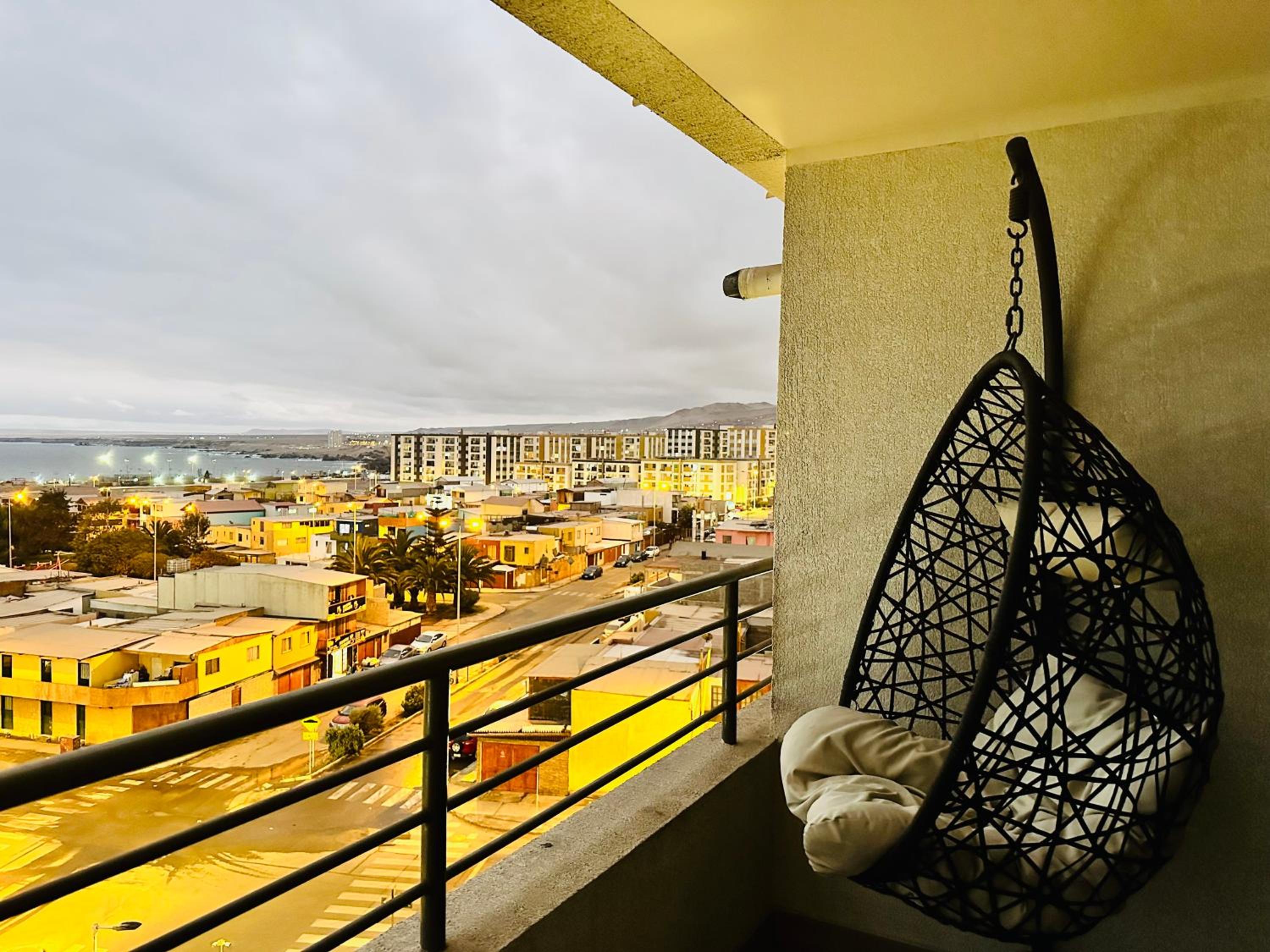 Departamento de lujo - Completamente equipado - Vista al mar Amplia Terraza - 02 Habitaciones - Parking Techado Gratis