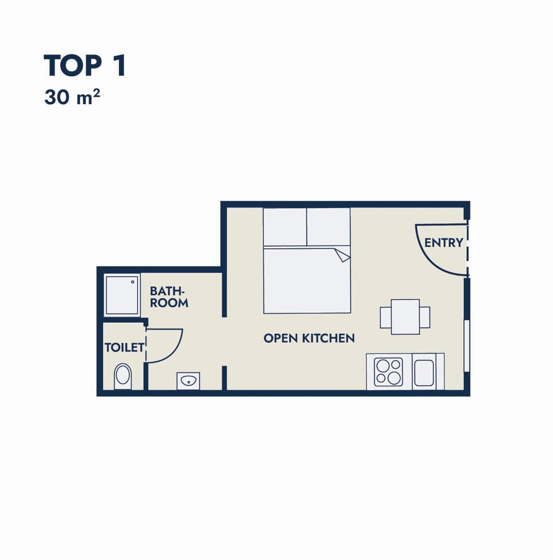 easy-flat Neustiftgasse - AC Studio Apartments near MuseumsQuartier