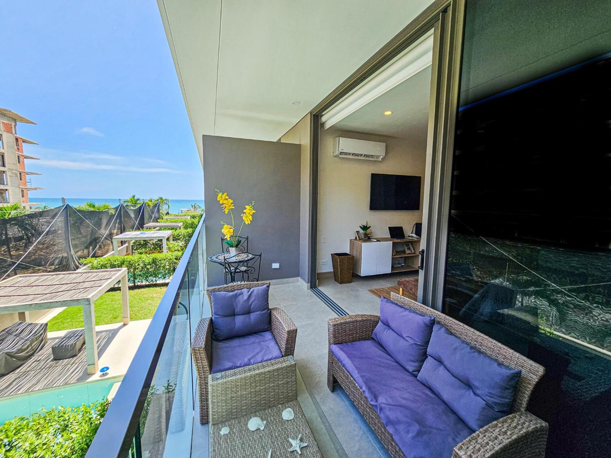Apartamento en Morros Zoe con acceso directo al mar en Cartagena