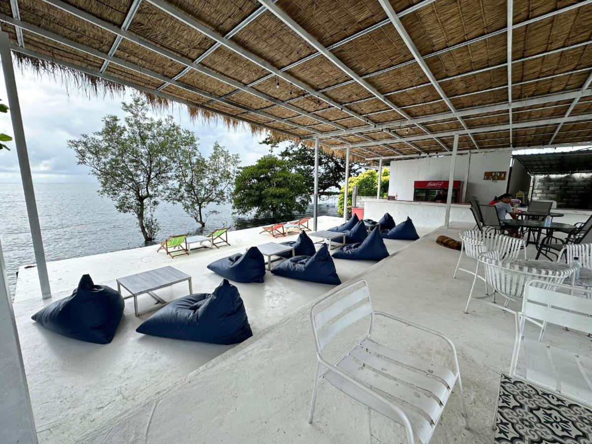 outdoor BBQ area
