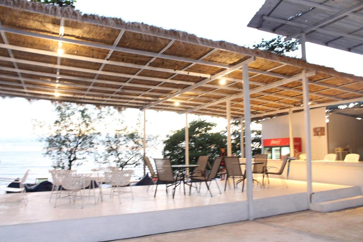 outdoor BBQ area