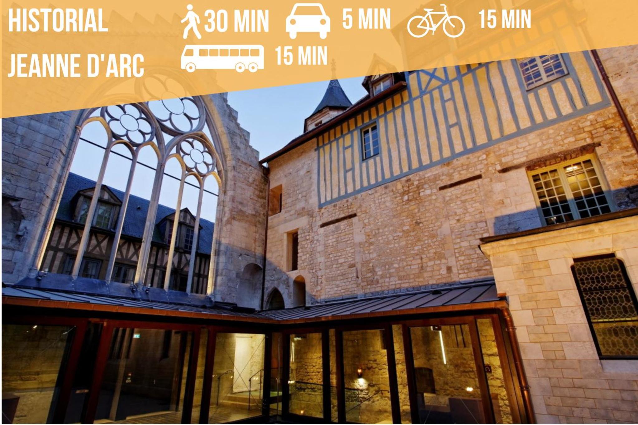 Rouen : Vue panoramique sur la seine avec parking photo 4