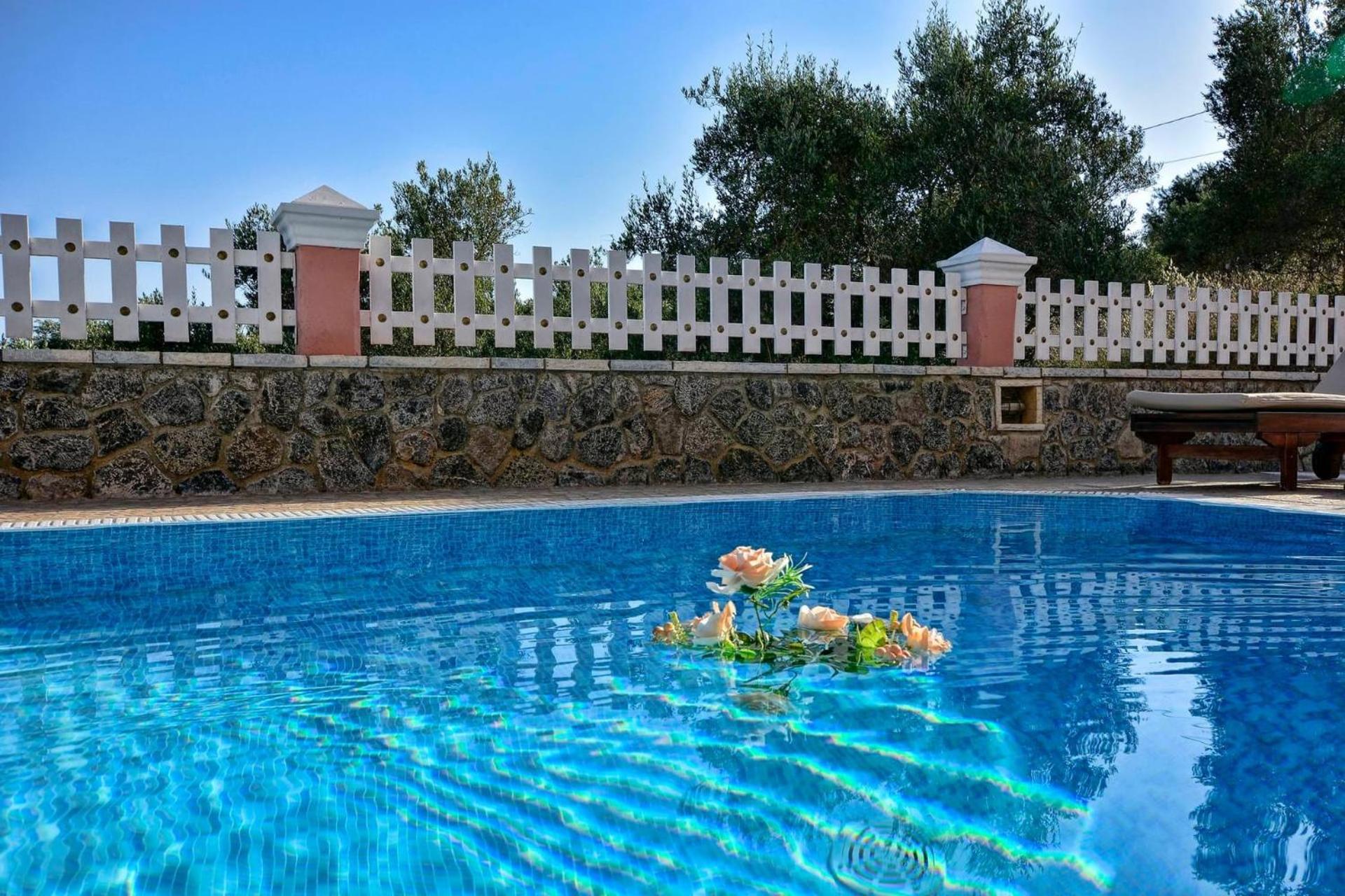 Tranquil Corfu Villa 3 Bedrooms Villa Chrinos Gated Pool view 3