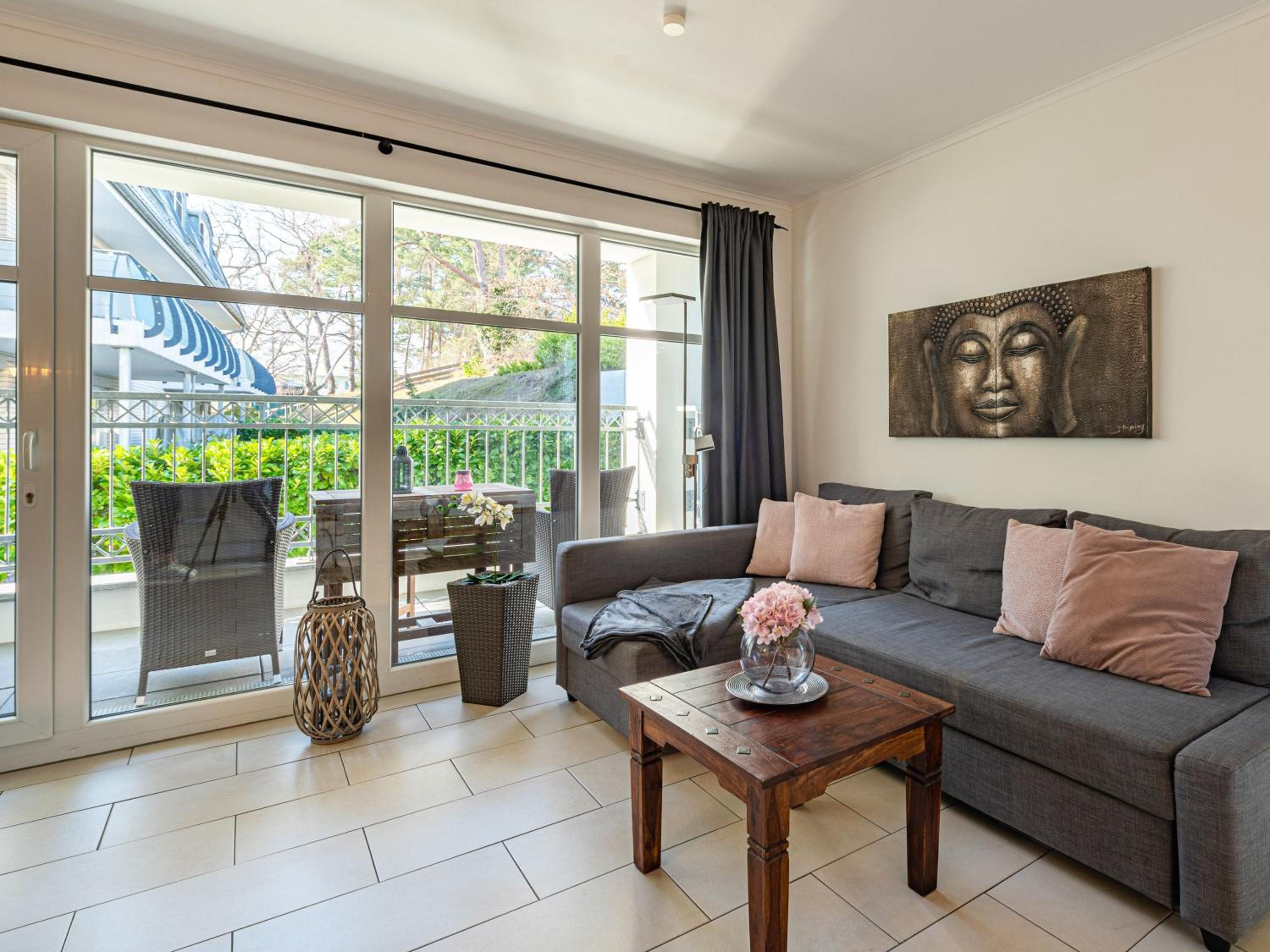 Dünenresidenz Königin Augusta - Wohnung 04 mit Balkon