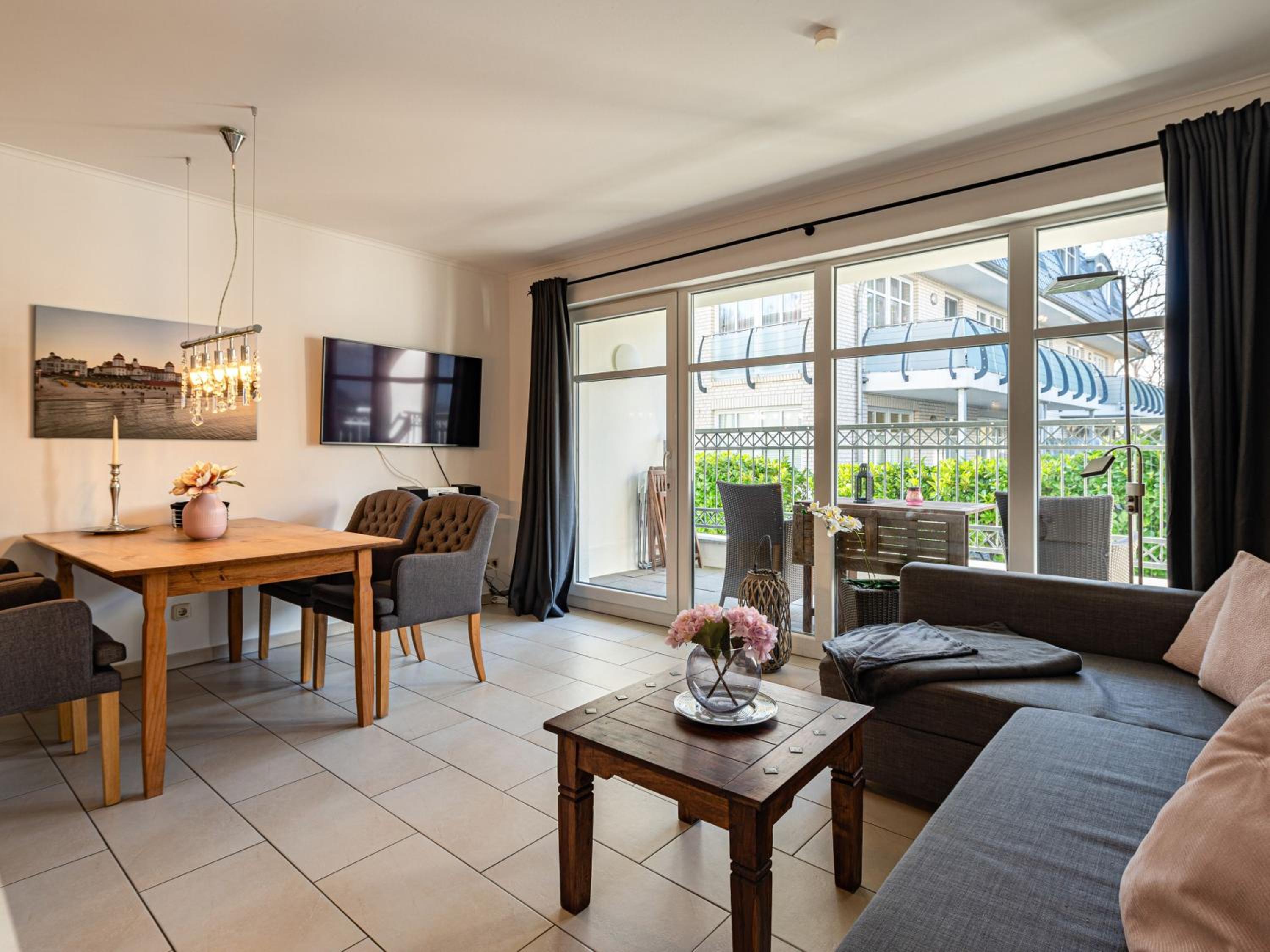 Dünenresidenz Königin Augusta - Wohnung 04 mit Balkon
