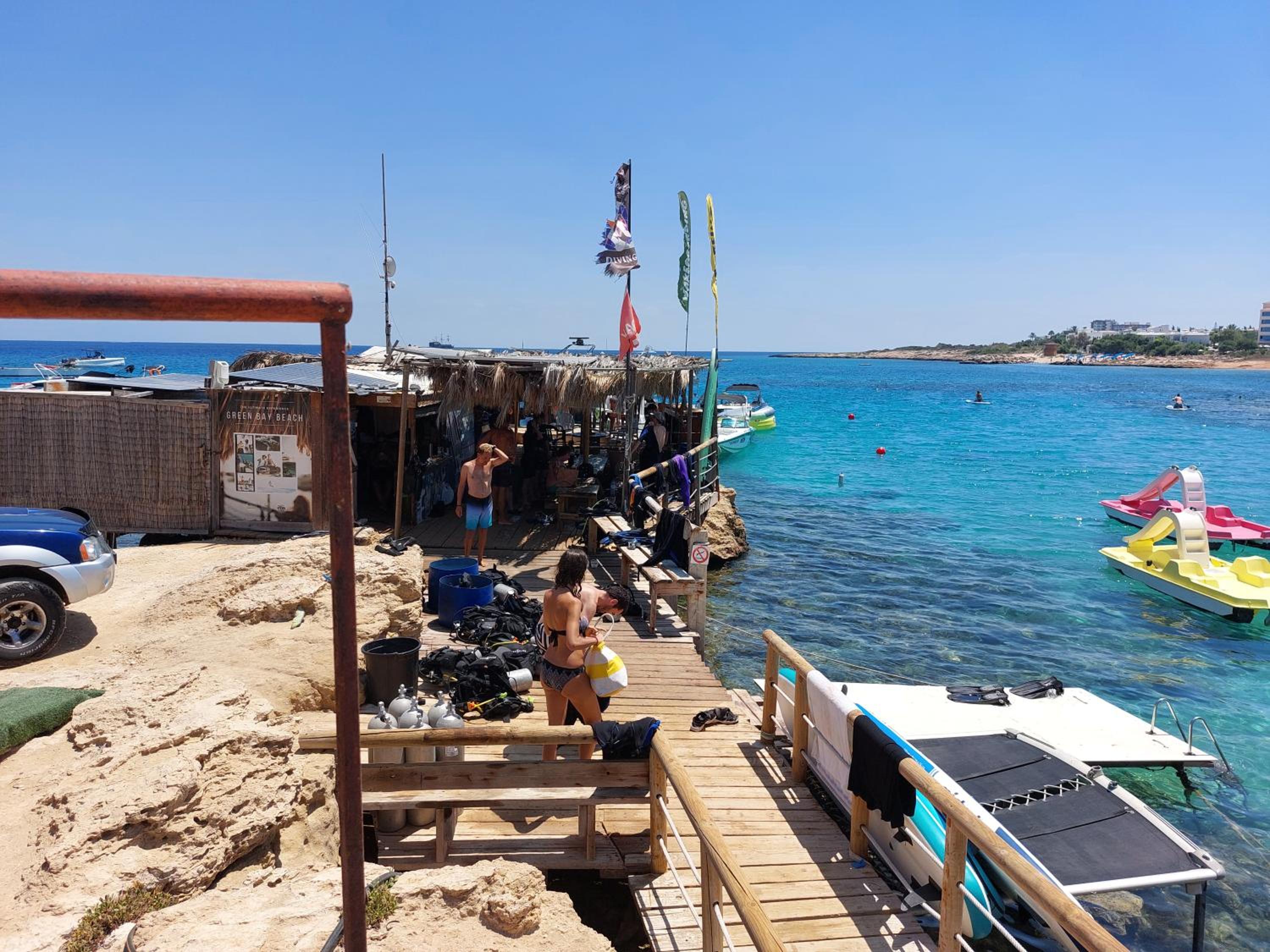 Cyprus Protaras Green Bay Beach House located behind thalassa apartments protaras