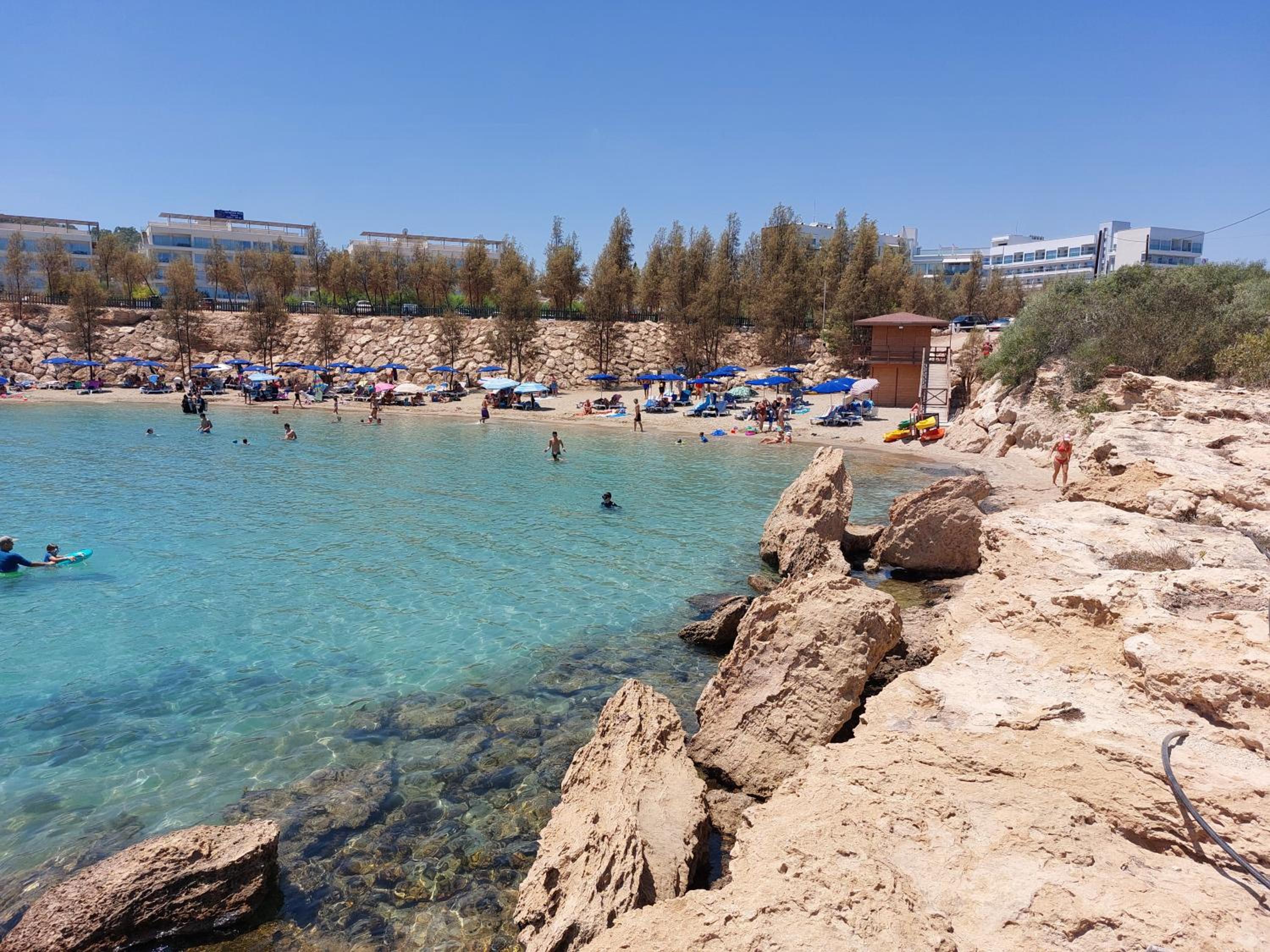 Cyprus Protaras Green Bay Beach House located behind thalassa apartments protaras
