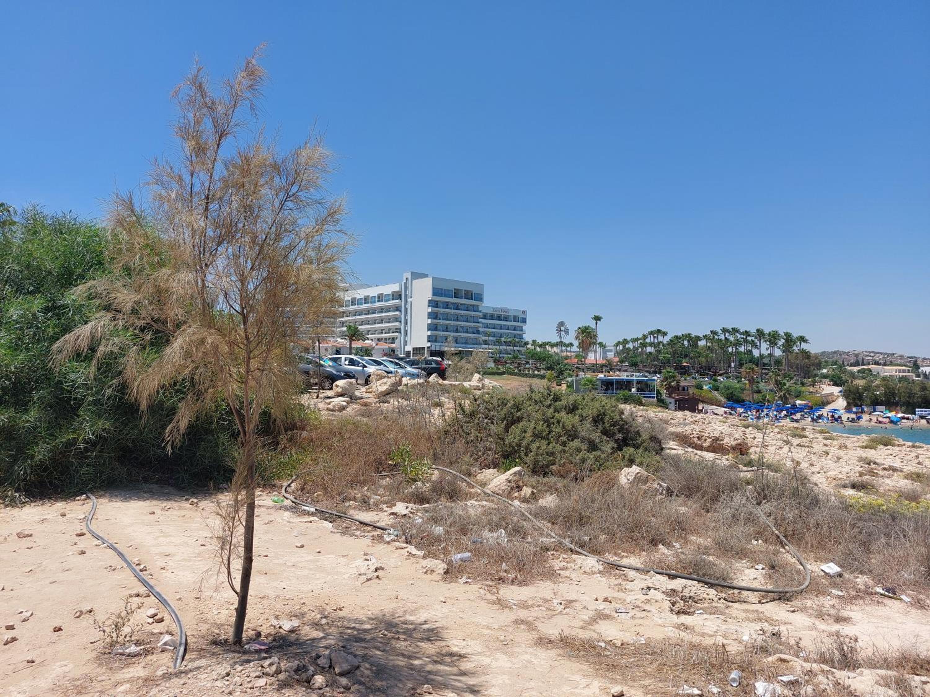 Cyprus Protaras Green Bay Beach House located behind thalassa apartments protaras