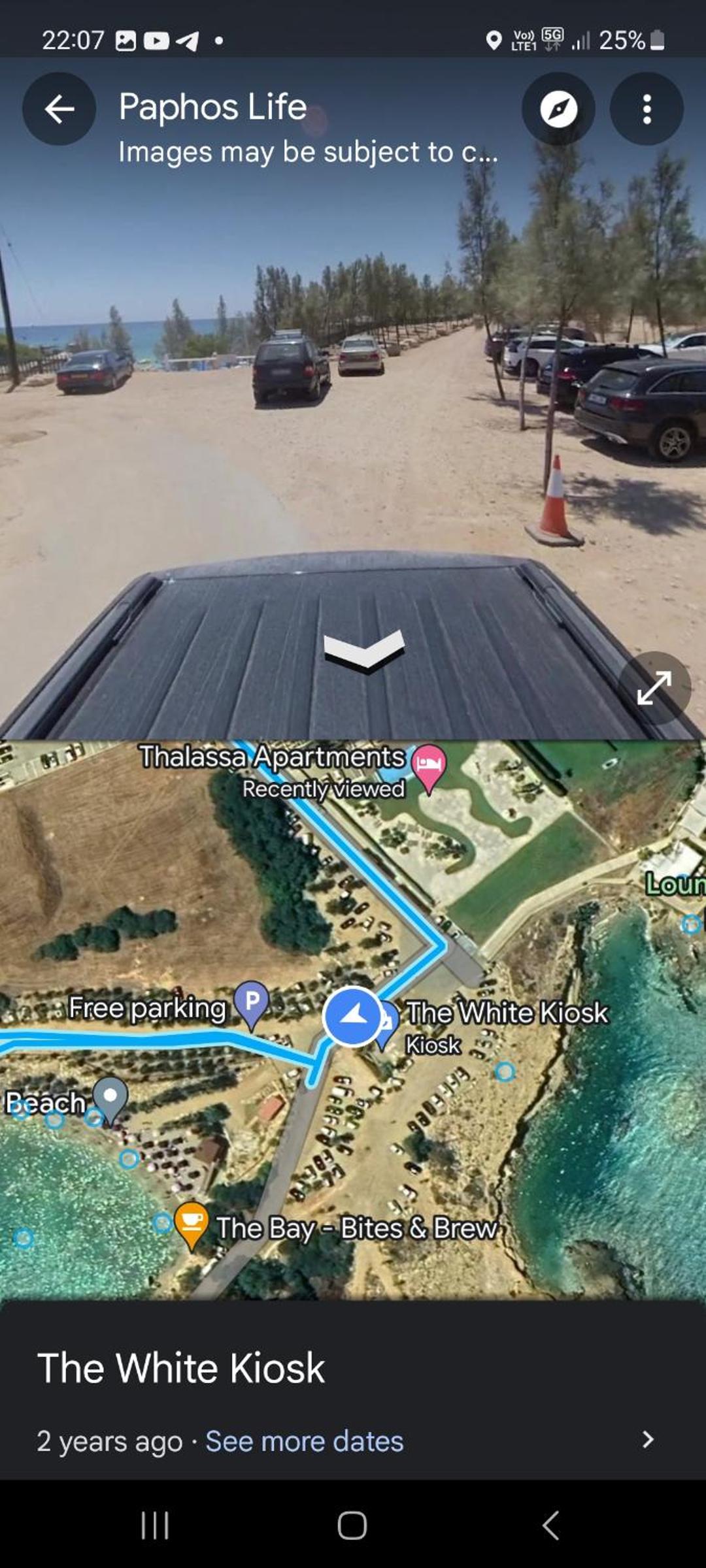 Cyprus Protaras Green Bay Beach House located behind thalassa apartments protaras