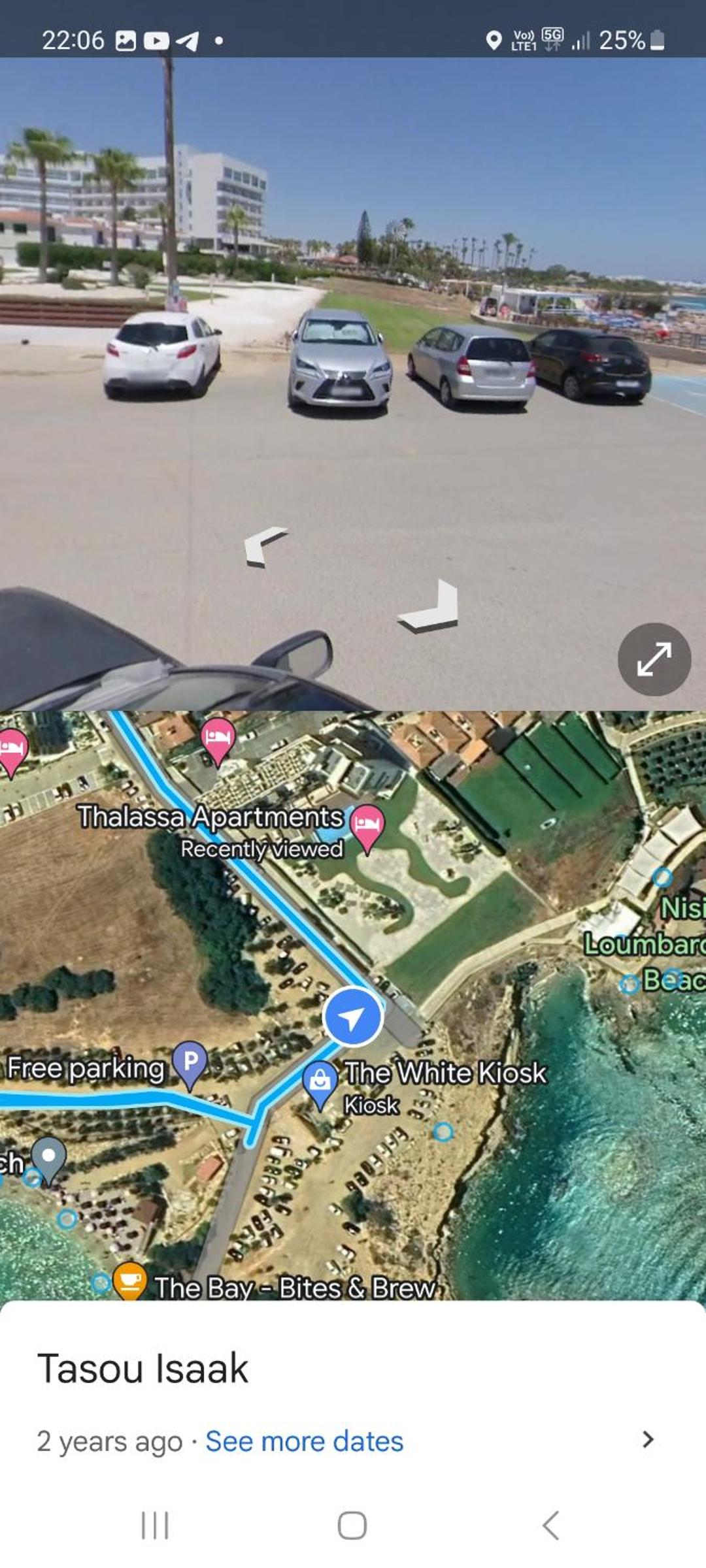 Cyprus Protaras Green Bay Beach House located behind thalassa apartments protaras