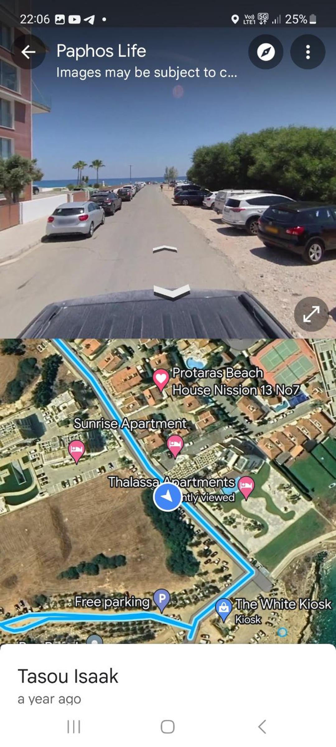 Cyprus Protaras Green Bay Beach House located behind thalassa apartments protaras