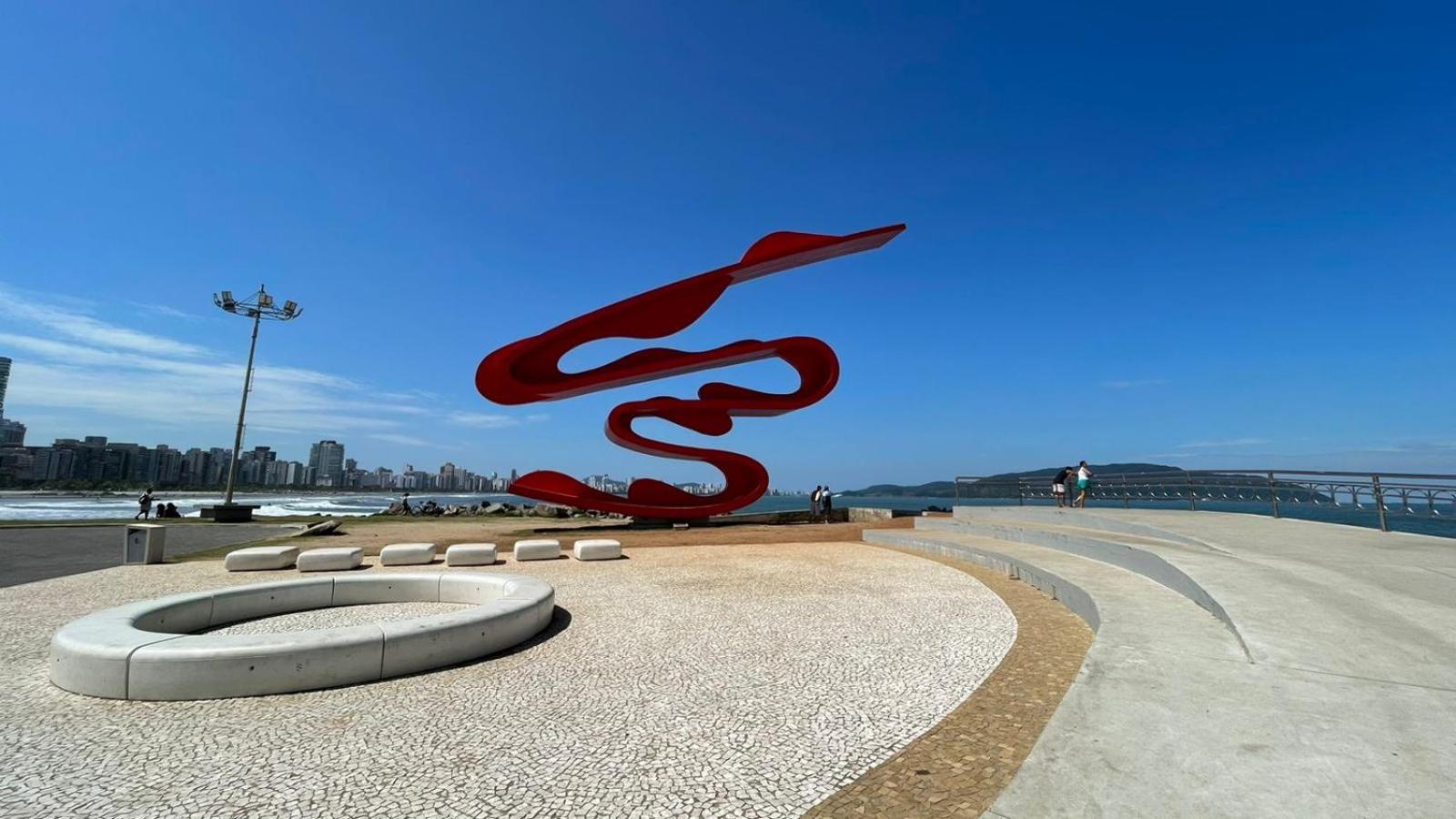Apartamento em Santos 100m da praia
