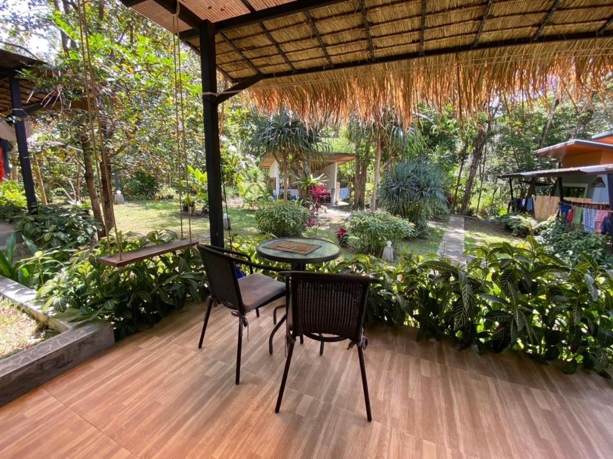 outdoor BBQ area