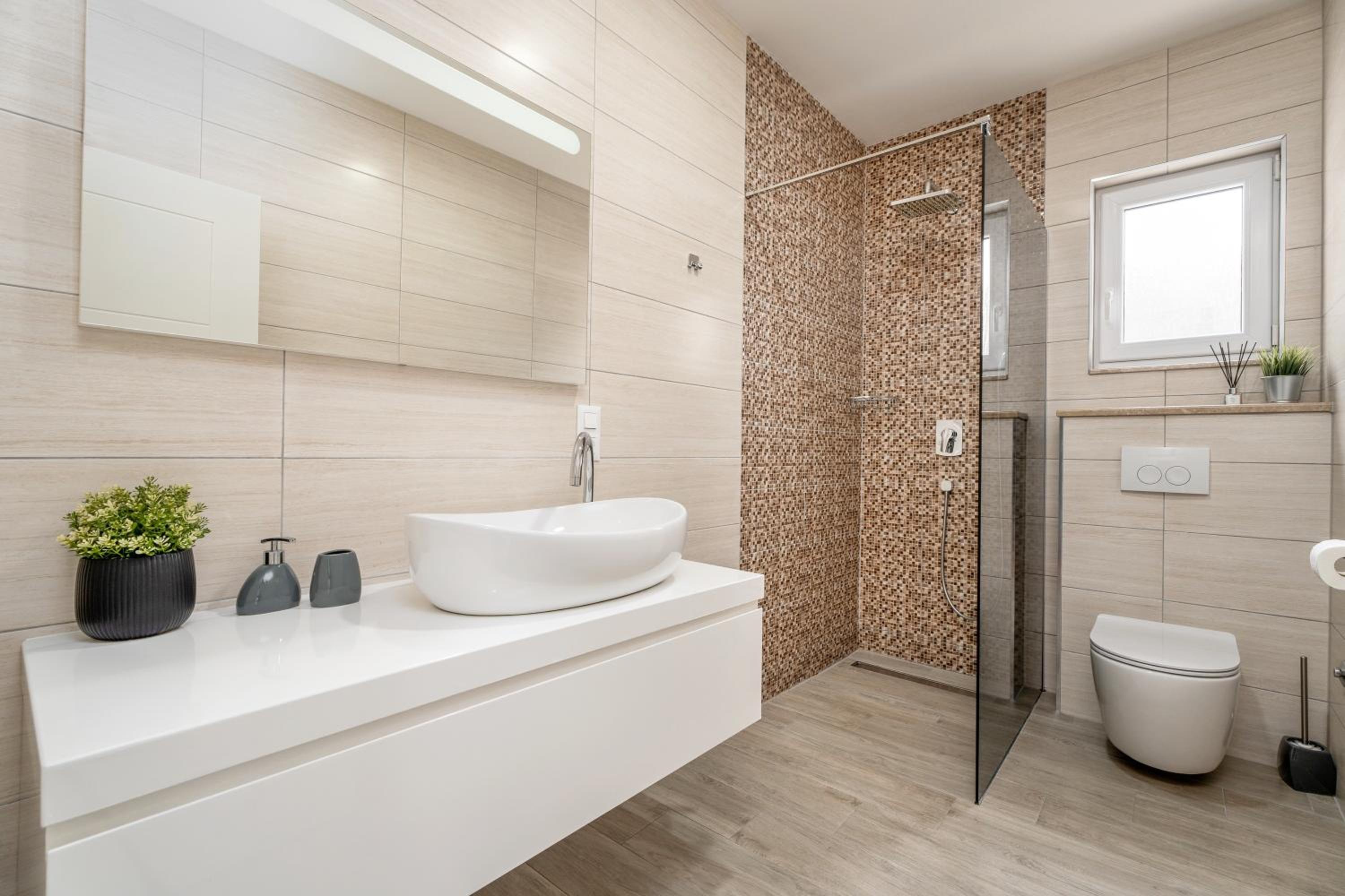 Luxury VILLA BANE, heated private pool and jacuzzi, sandy beach 120m far, 12 pax view 3
