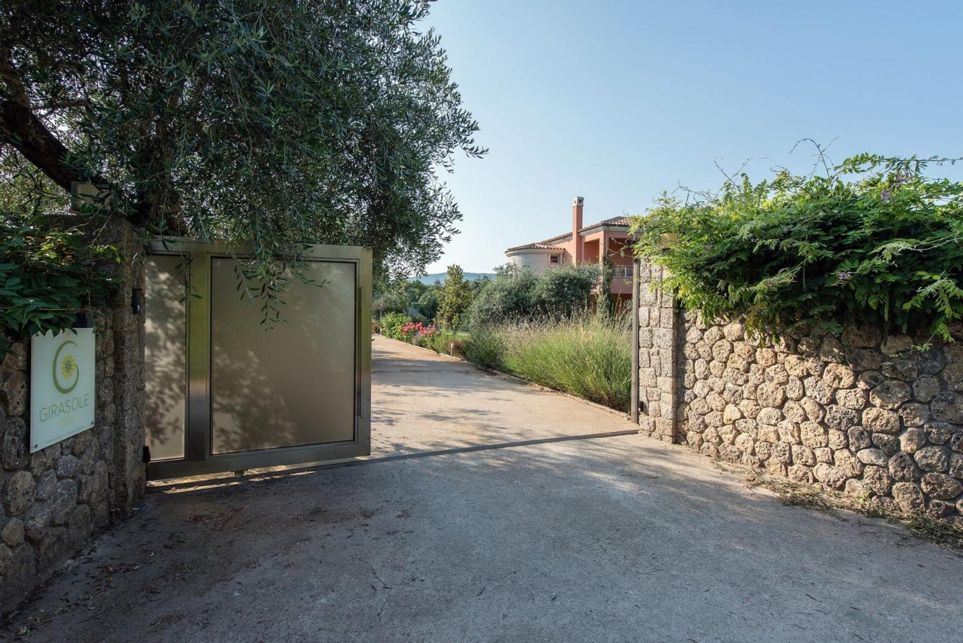 Contemporary Corfu Retreat 3 Bedrooms Villa Girasole Artful Decor view 4