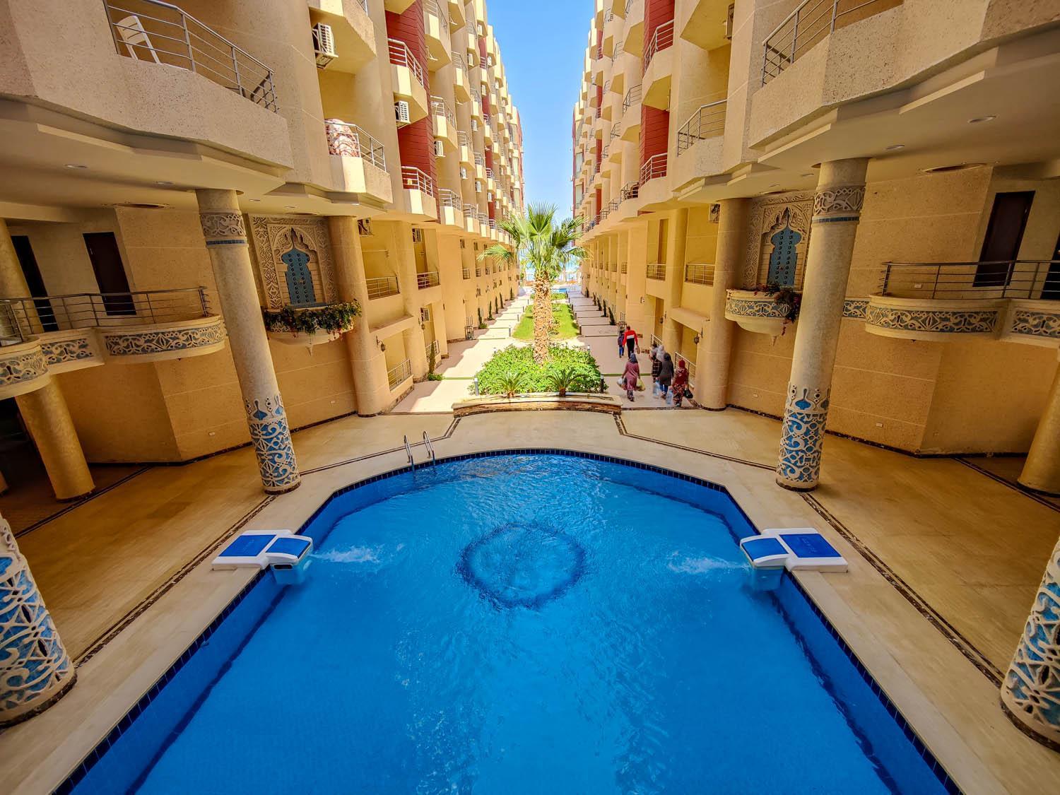 Sea view studio with private beach Casablanca Beach Resort