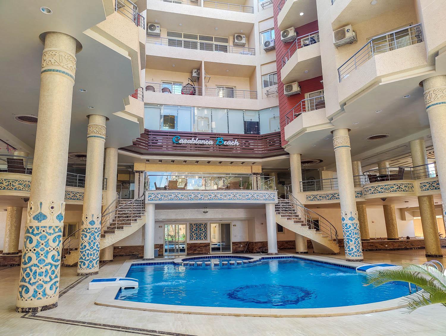 Sea view studio with private beach Casablanca Beach Resort