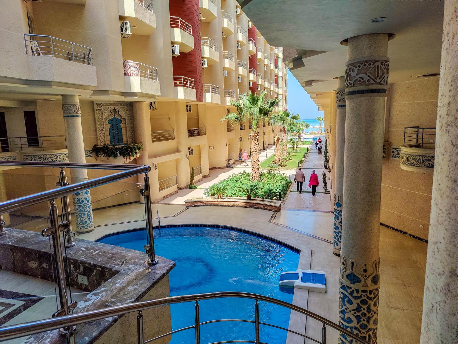 Sea view studio with private beach Casablanca Beach Resort