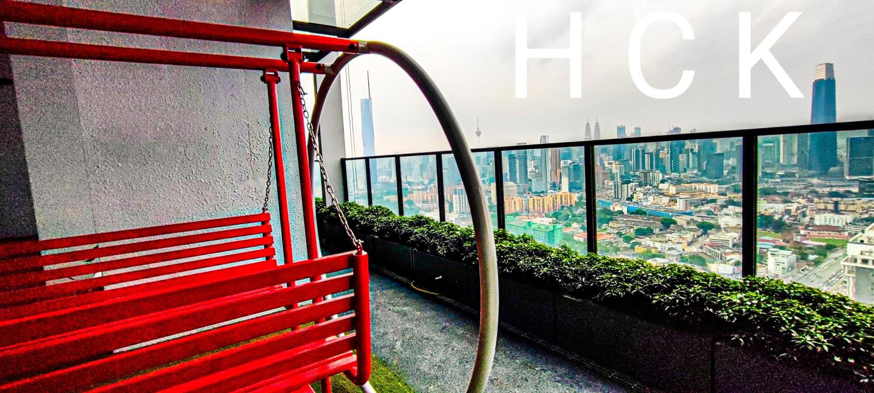 Luxury Balcony at Trion KL by HCK