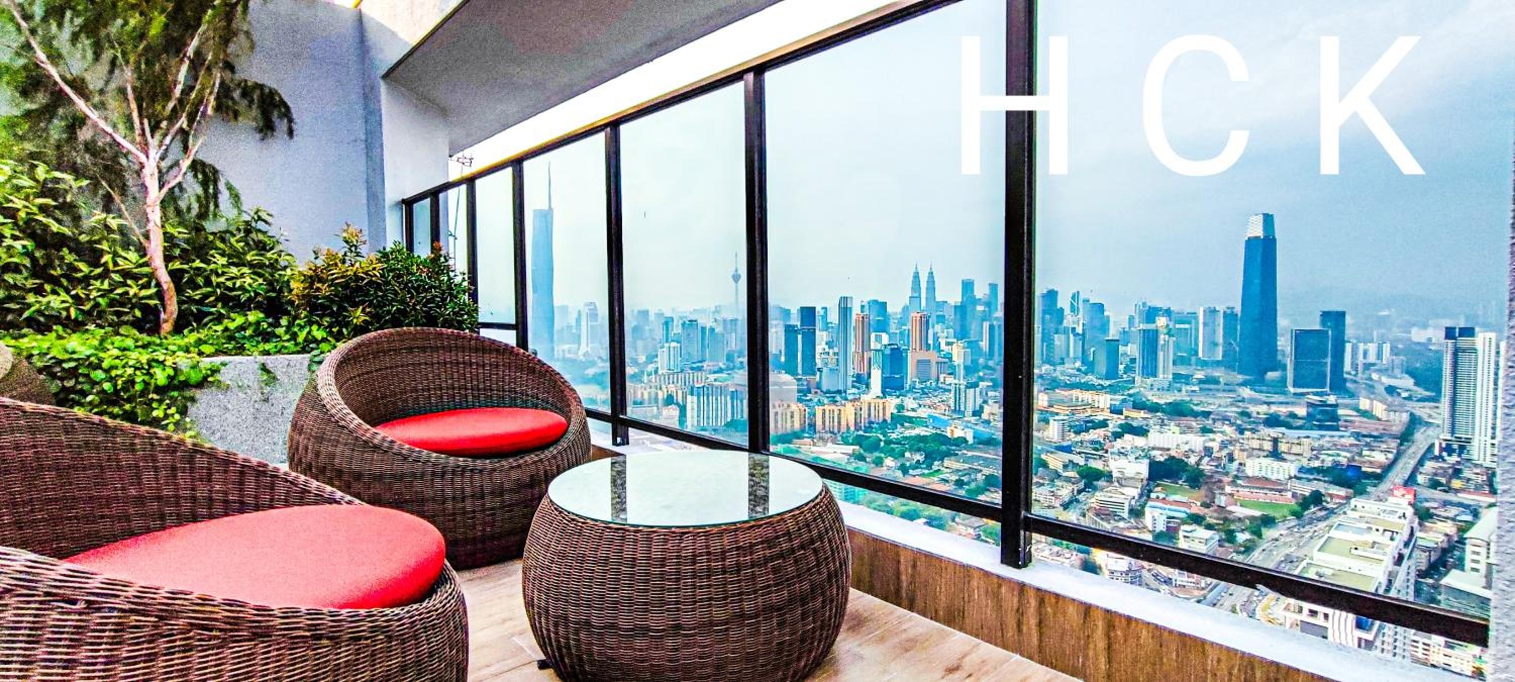Luxury Balcony at Trion KL by HCK
