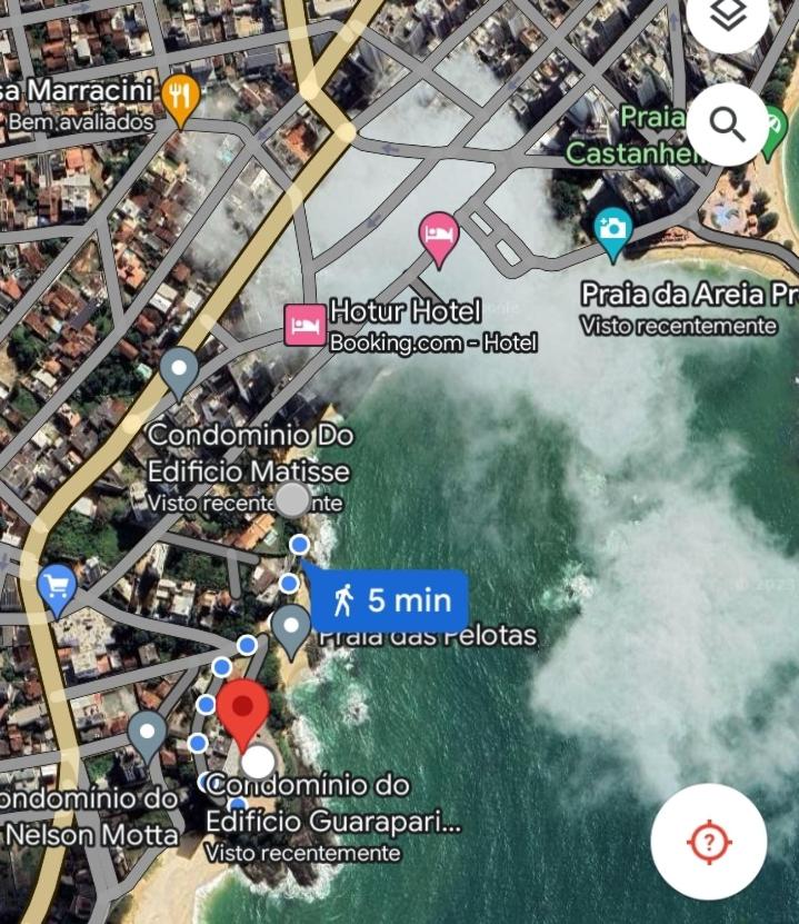 Guarapari com elevador, reformado, Wi-Fi, TV com Smart, vista livre e estacionamento