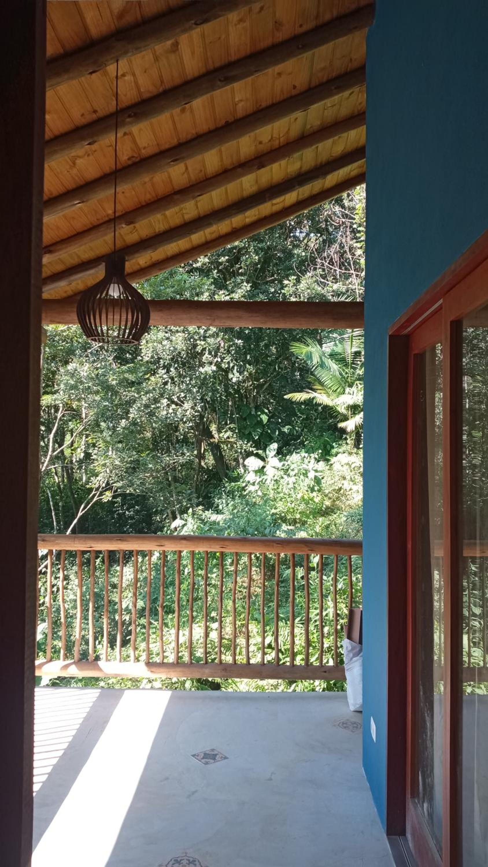 Ecocasa azul - Chalé na mata