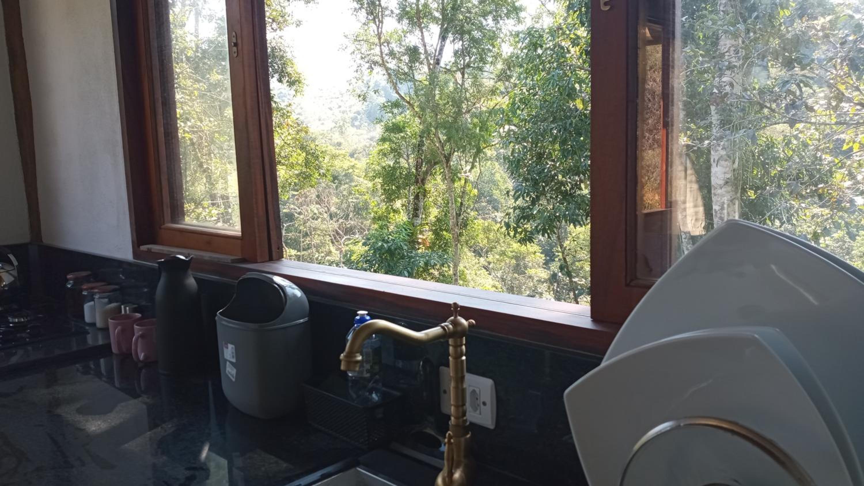 Ecocasa azul - Chalé na mata