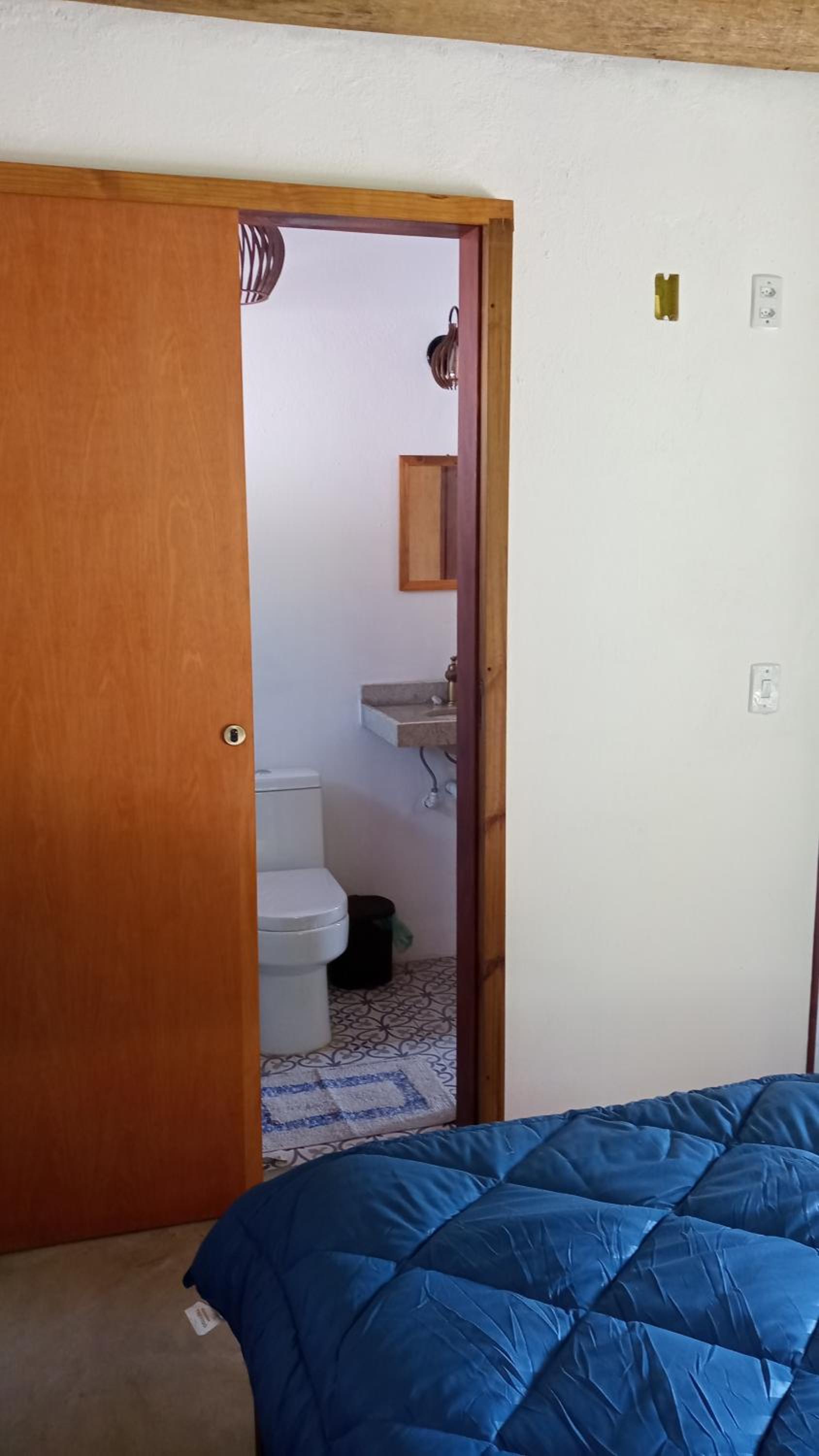 Ecocasa azul - Chalé na mata