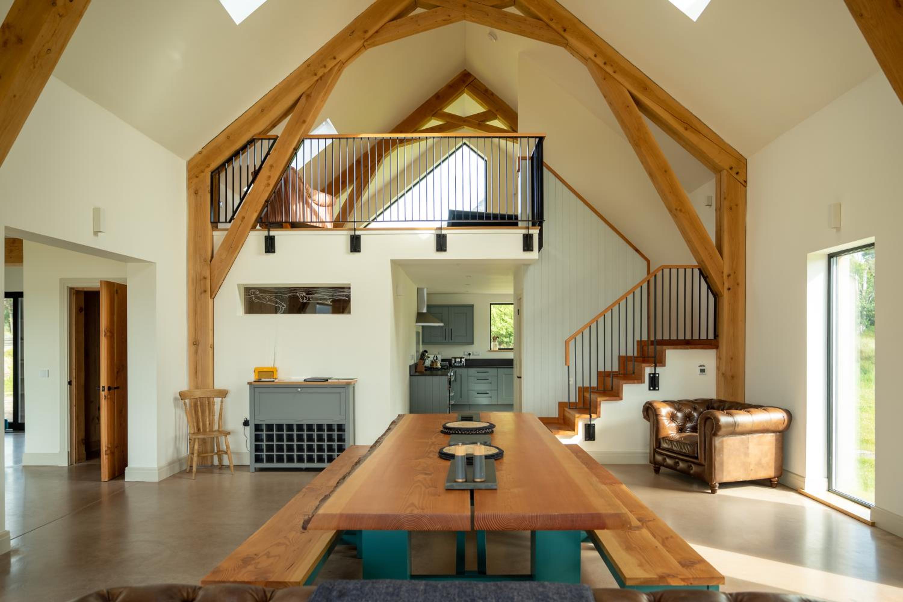 Ben Damph Lodge view 2