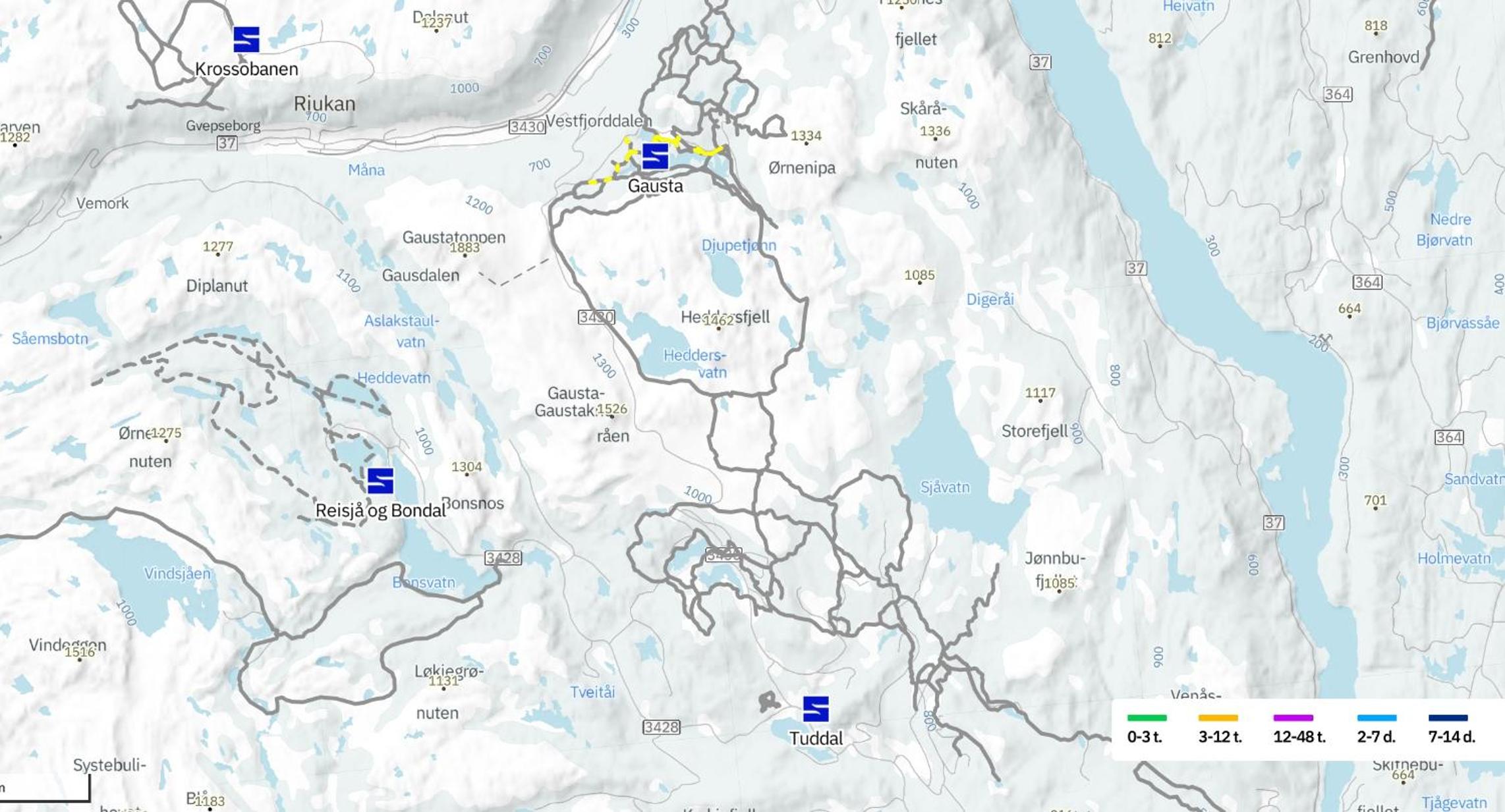Stor hytte med 4 soverom og panoramautsikt over Tinnsjøen ved Rjukan og Gaustatoppen