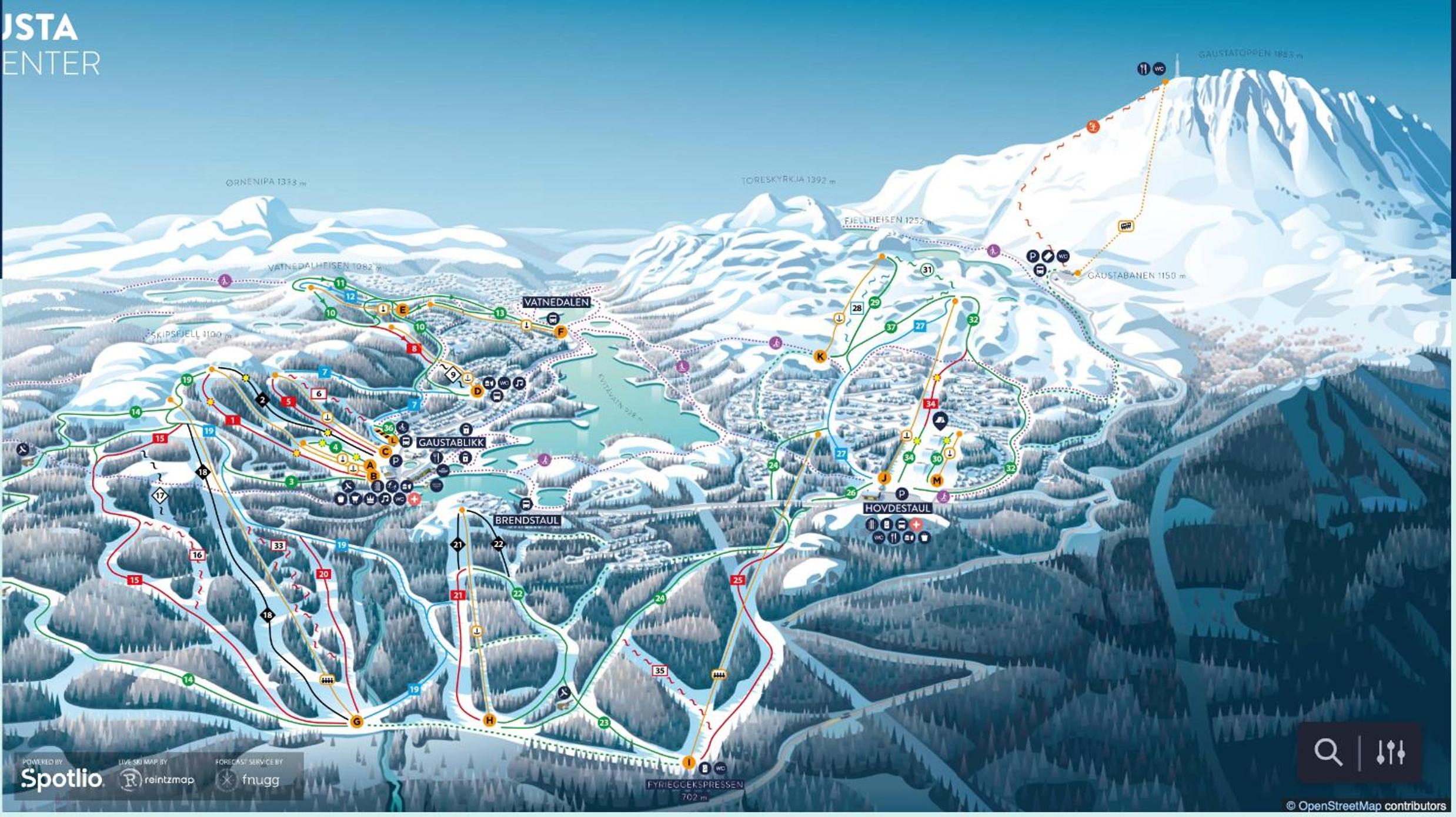 Stor hytte med 4 soverom og panoramautsikt over Tinnsjøen ved Rjukan og Gaustatoppen