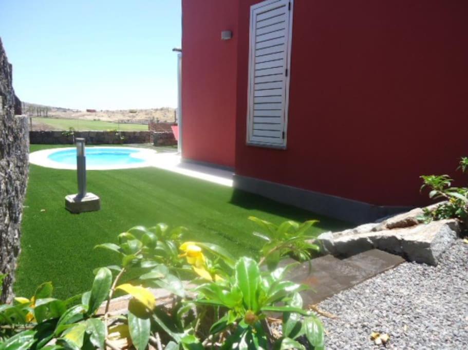 Villa Vista Golf Salobre - Maspalomas self-sufficient with pool heating