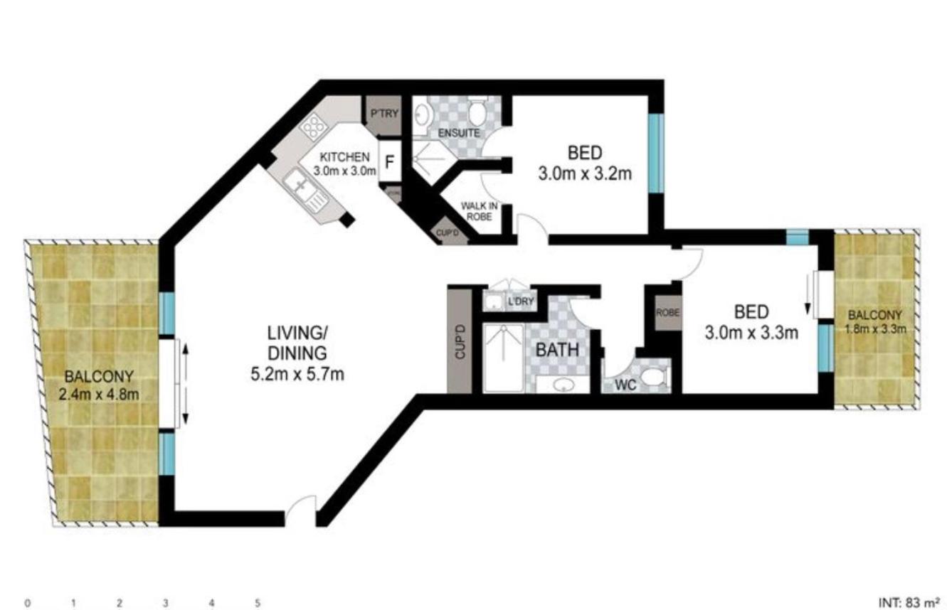 Ocean View 2 Brm Marine Pde Pacific Royal now with Air Conditioning