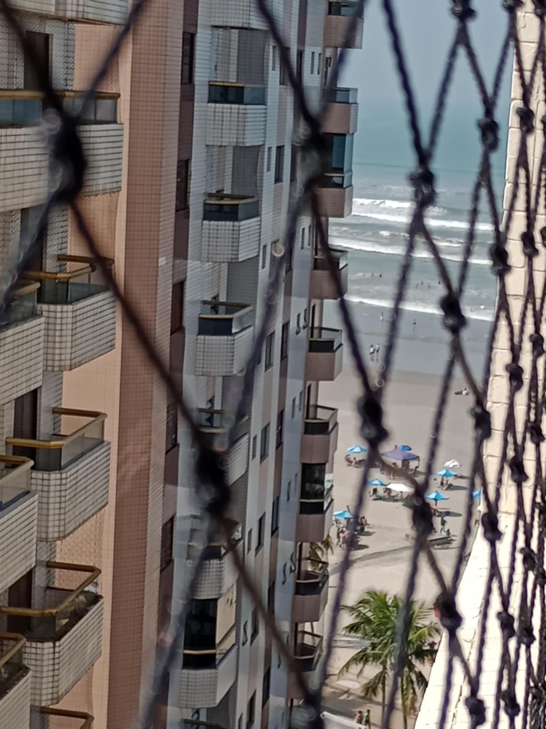 Frente ao mar na Praia Grande