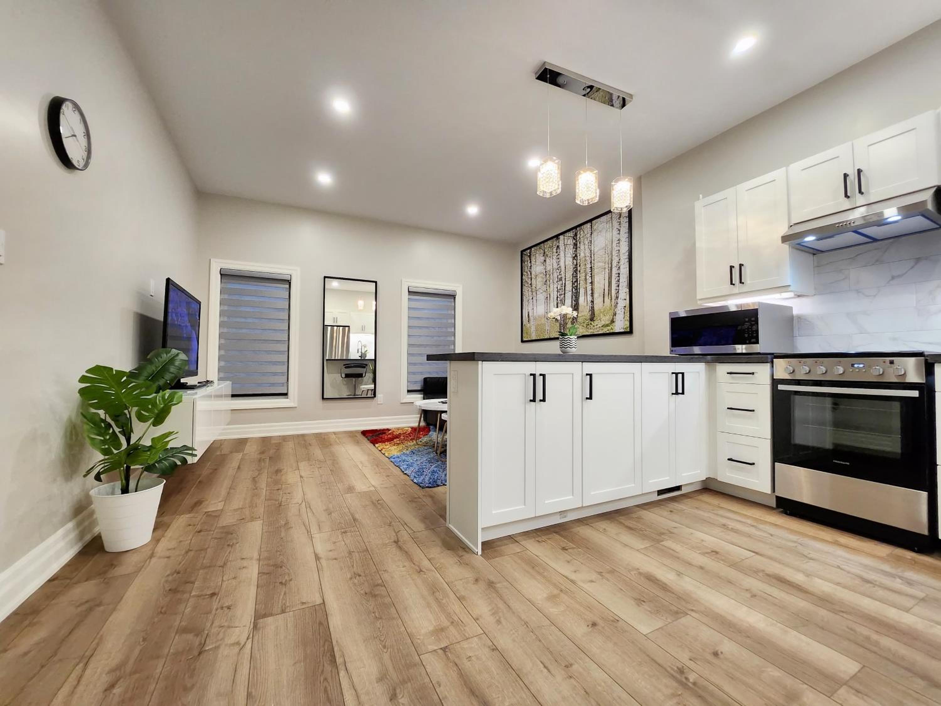 The Zen Escape Modern Queen Size One Bedroom Full Apartment